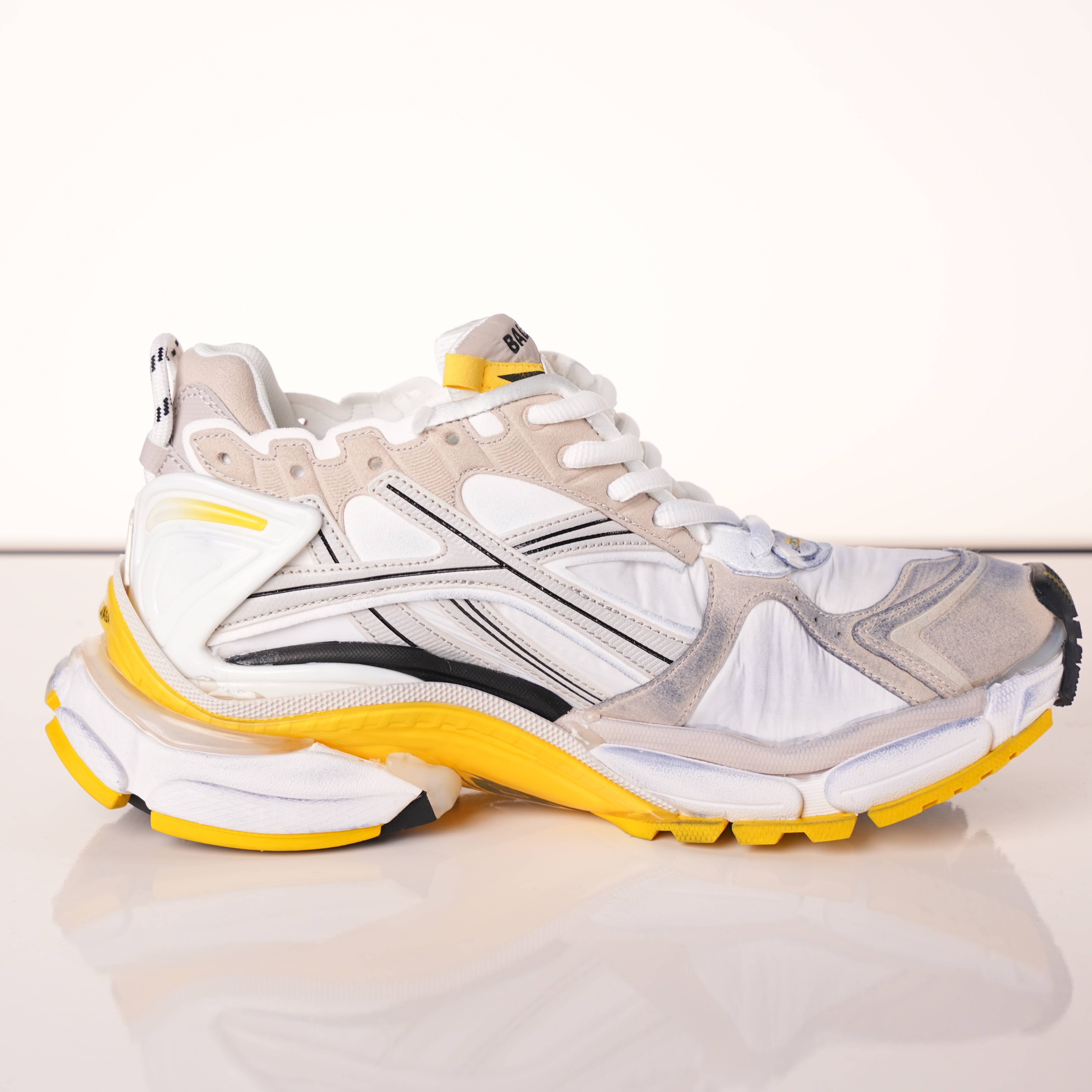 Balenciaga Runner Sneaker 'White Yellow'