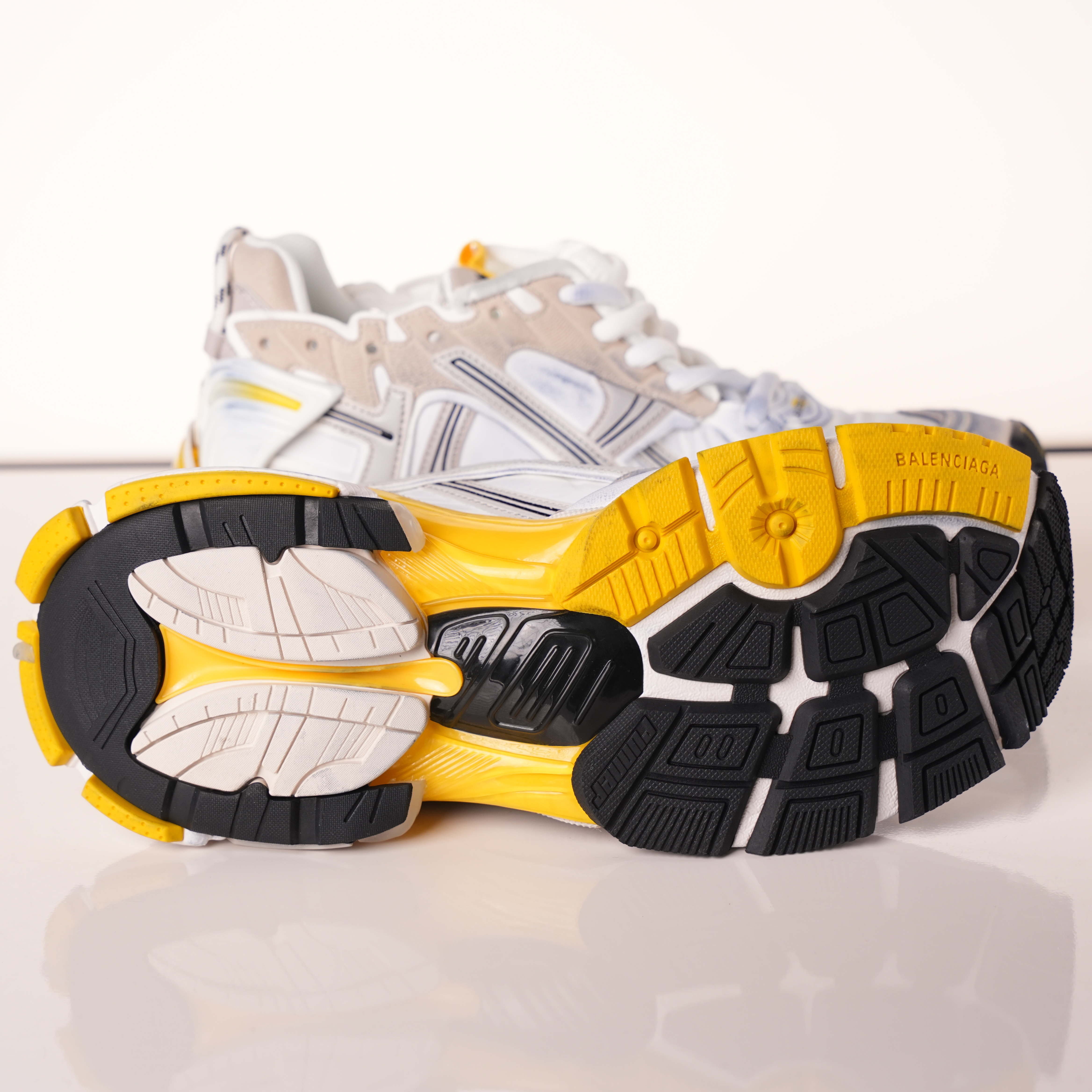 Balenciaga Runner Sneaker 'White Yellow'