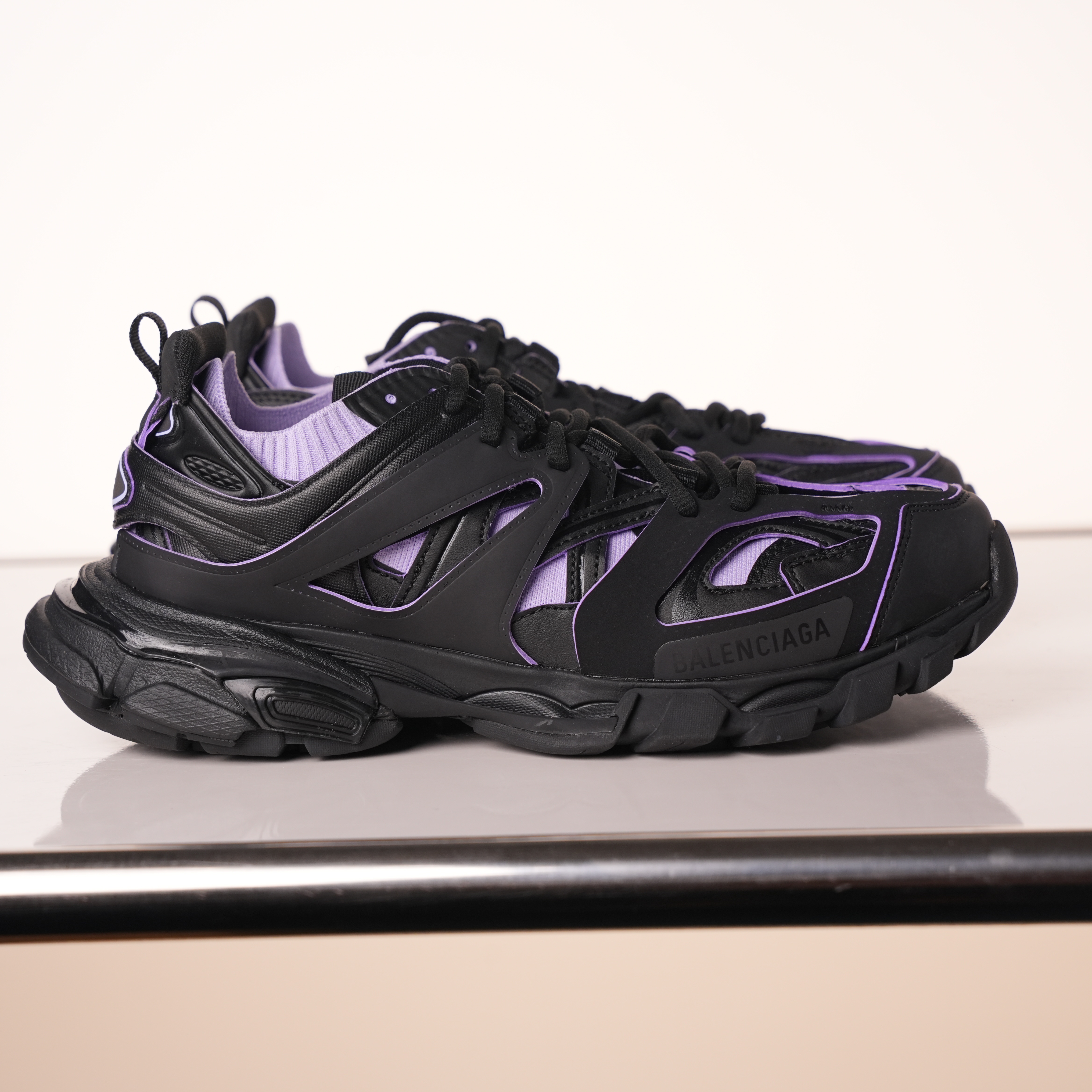 Balenciaga Track Black Rice Black Purple
