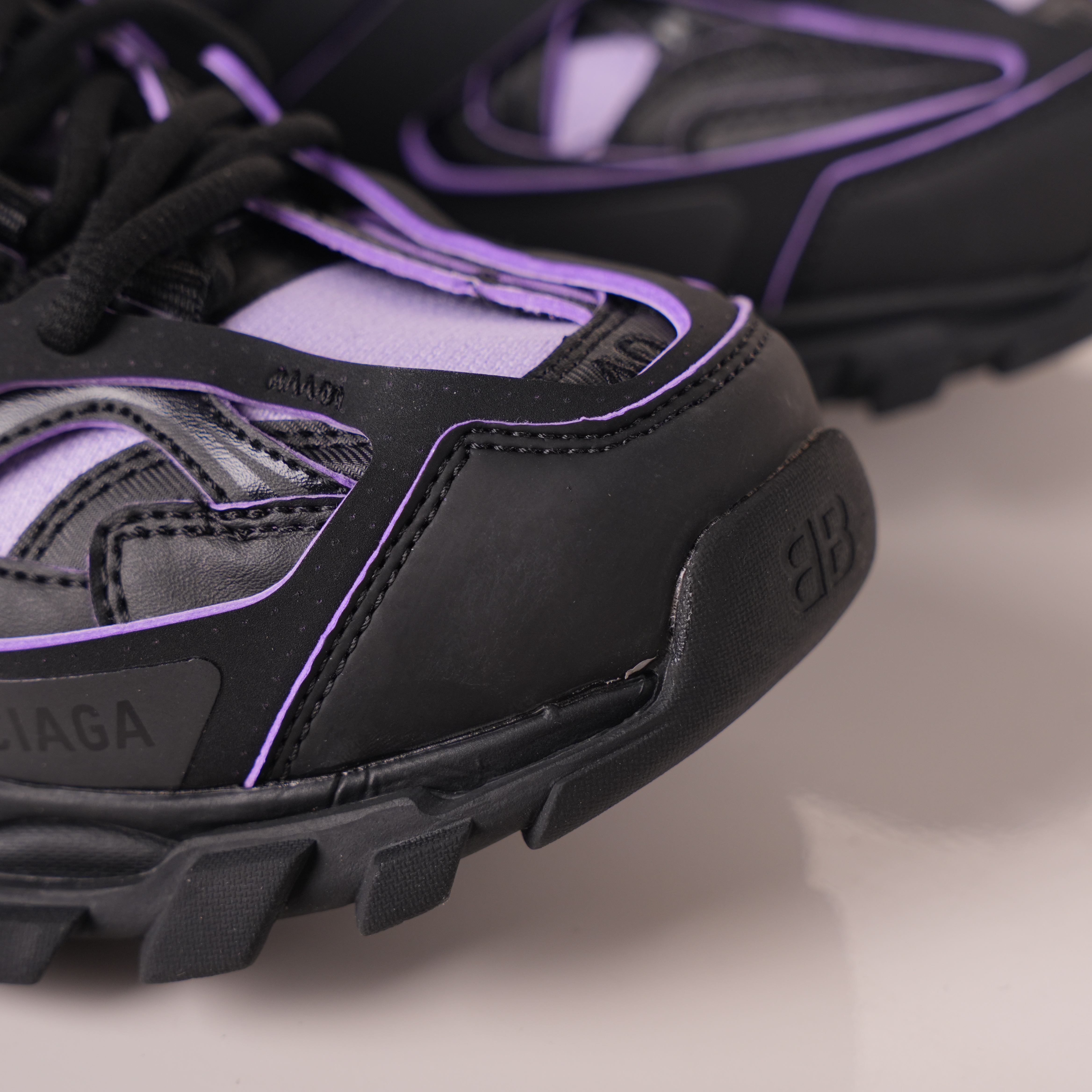 Balenciaga Track Black Rice Black Purple