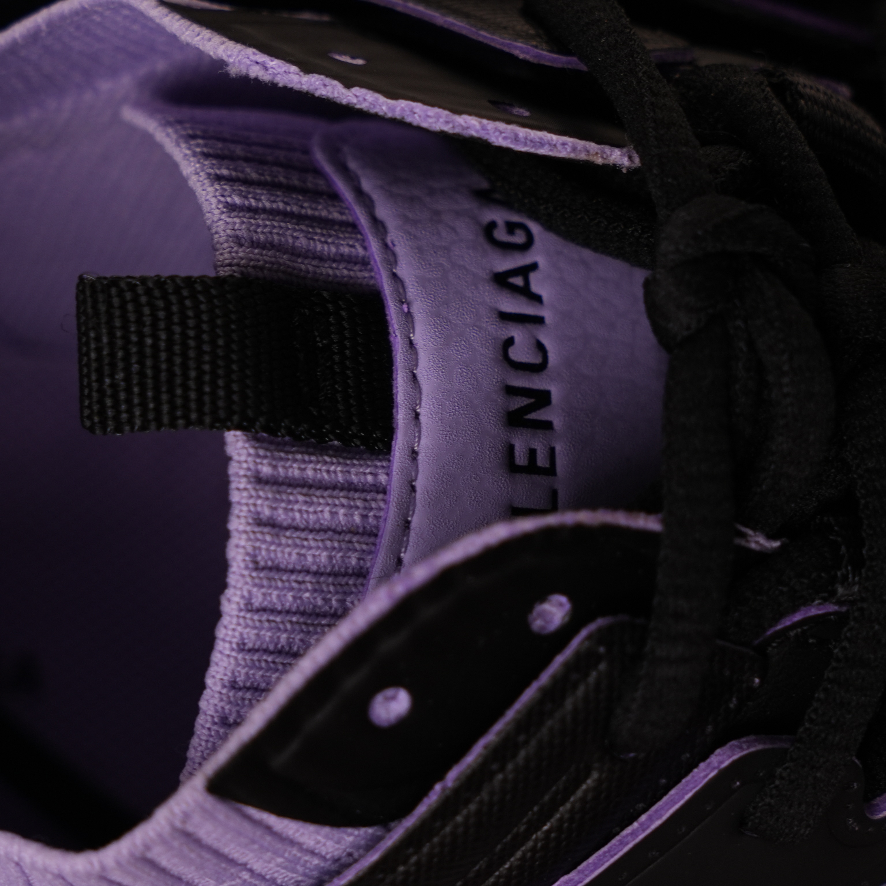 Balenciaga Track Black Rice Black Purple