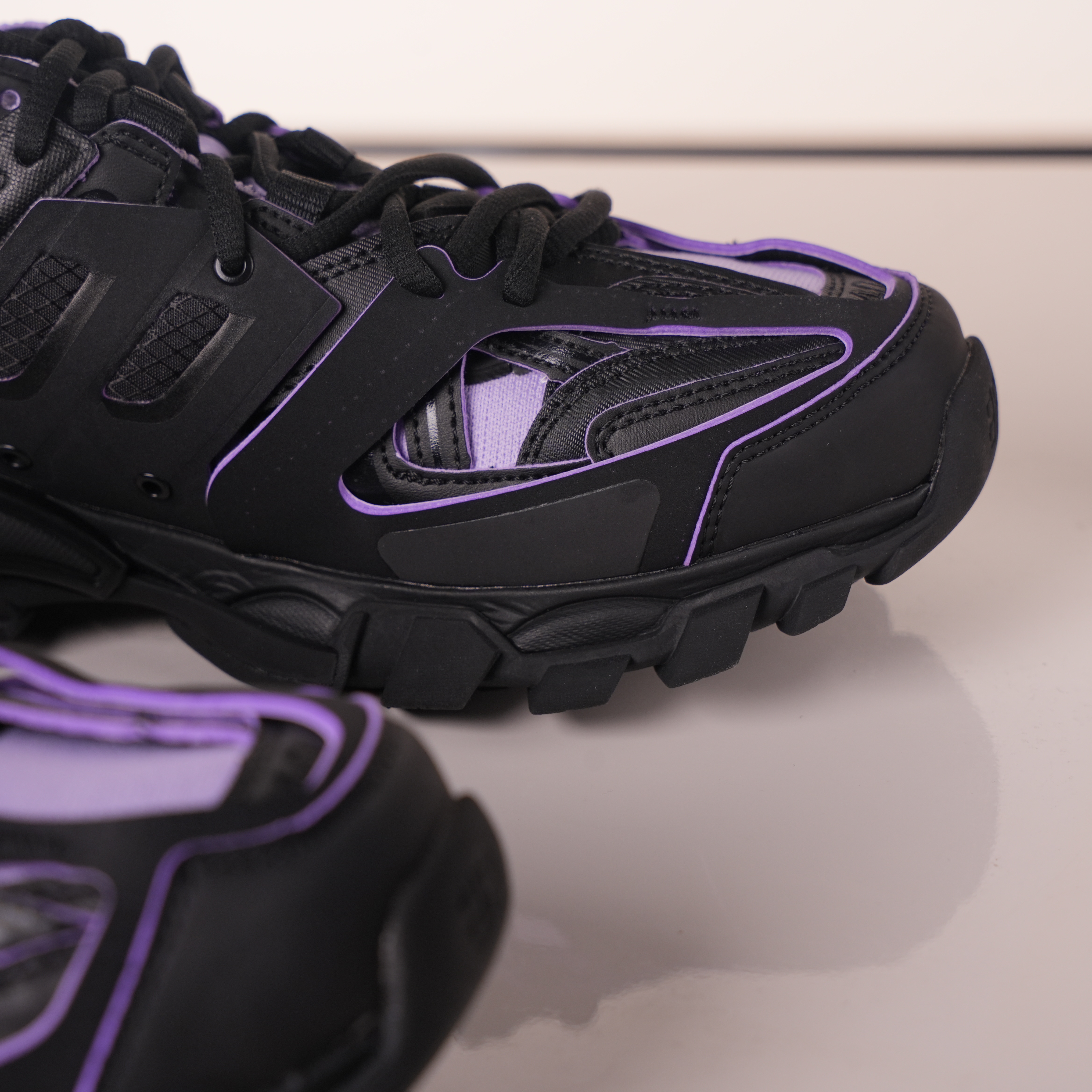 Balenciaga Track Black Rice Black Purple