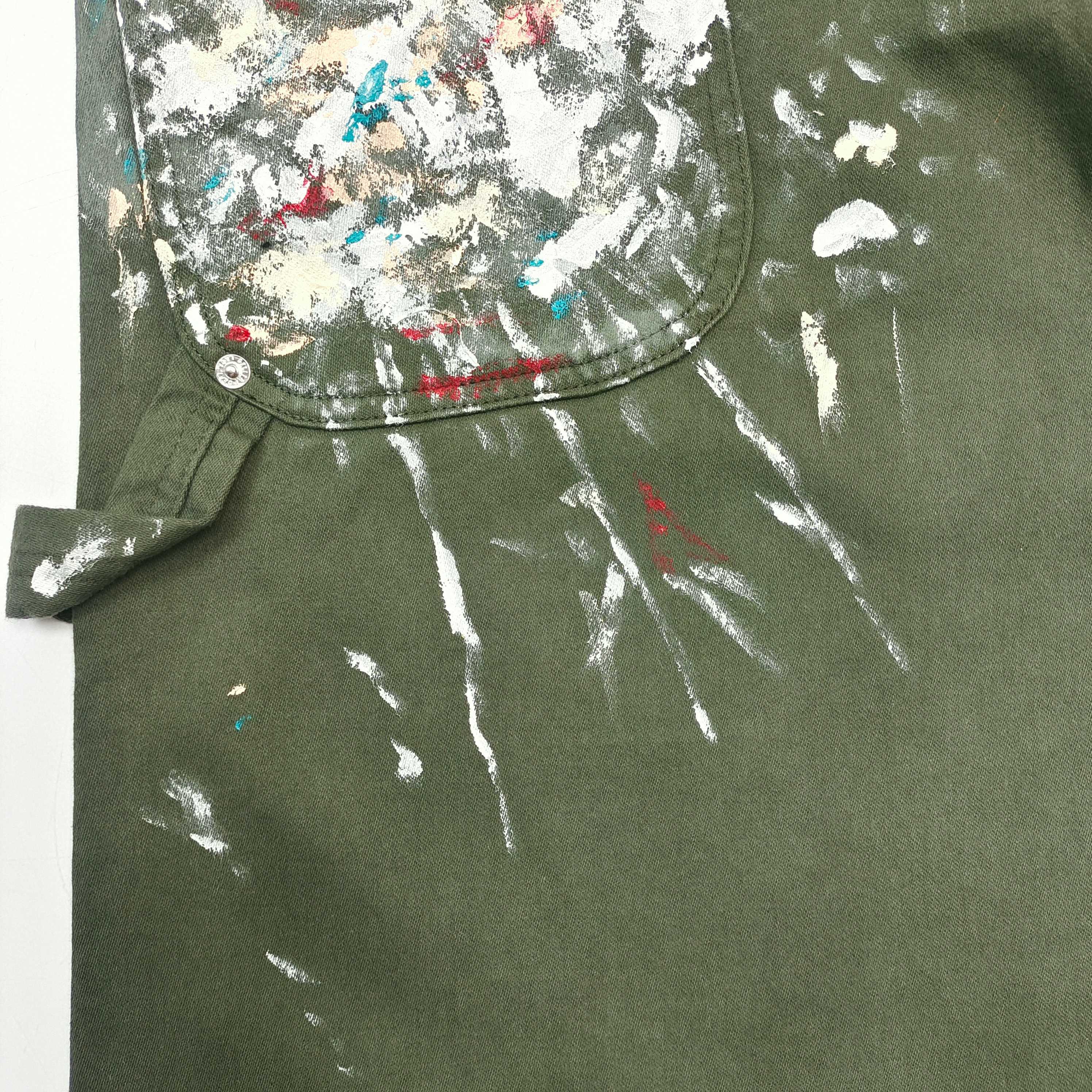 GD Platoon Painter Shorts Military Green #B4484