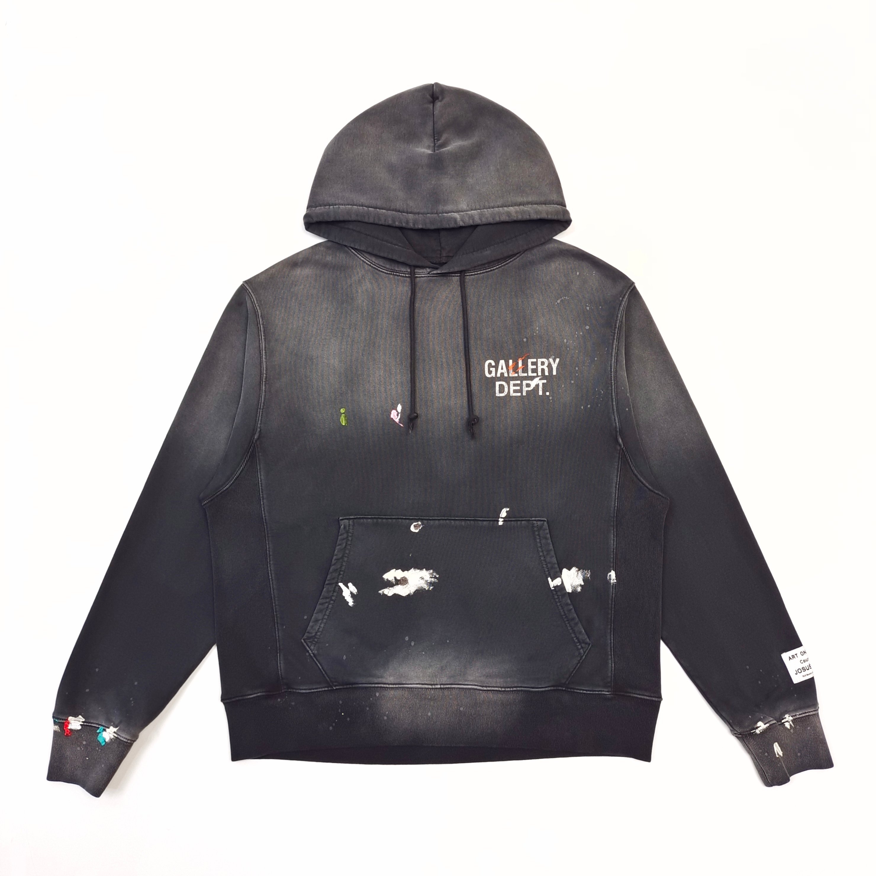 GD Studio Hoodie / Art On Display Hoodie Washed Black #B4385