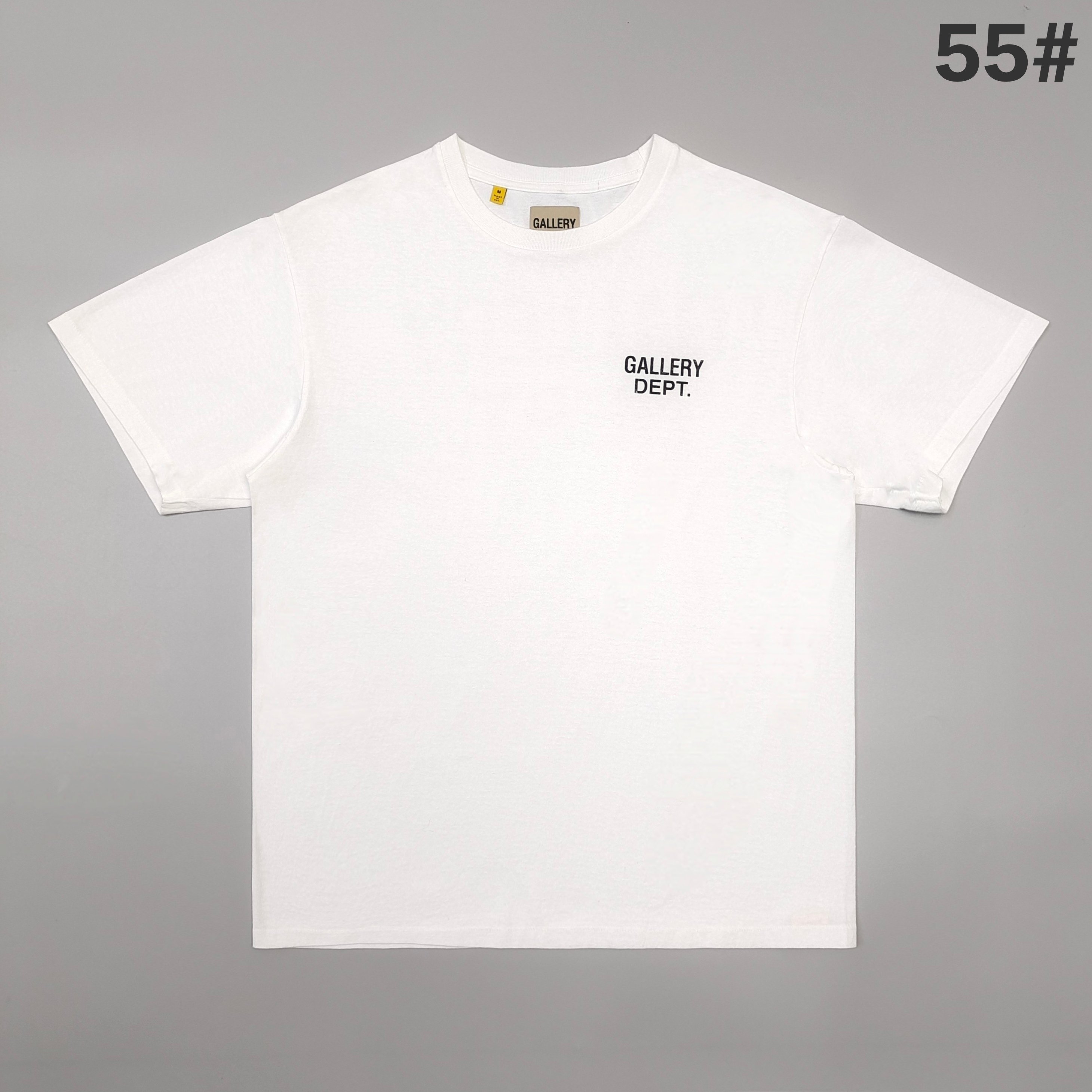 GD Gallery Dept. 55# Small Logo Tee White / Gold Back #B4411