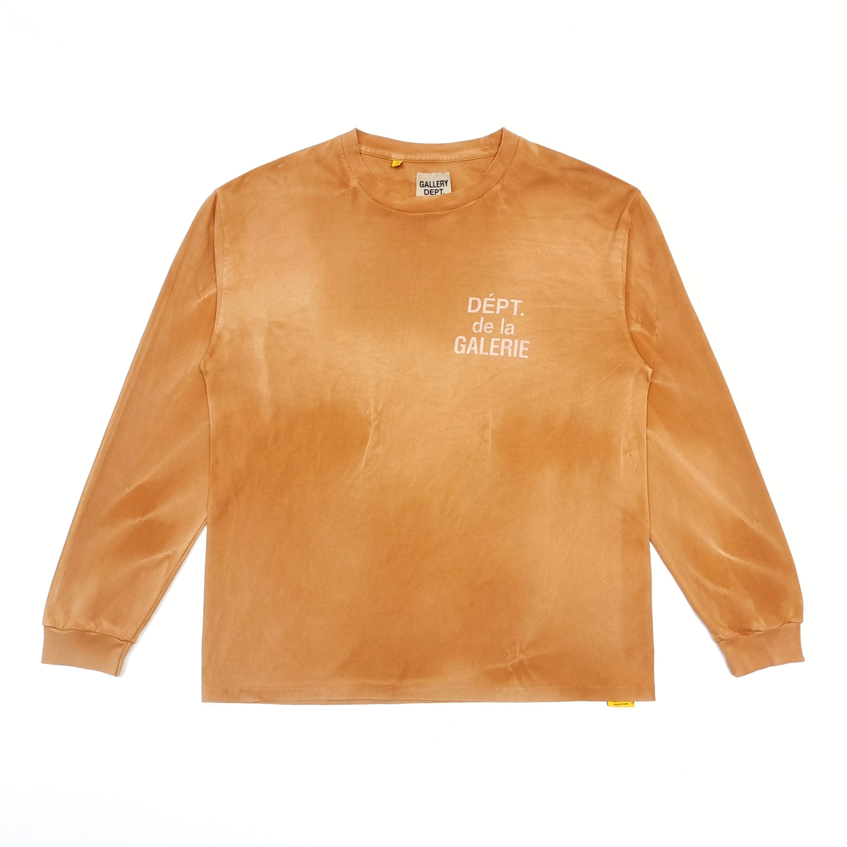 GD French L/S Tee / Dept De La Galerie Long Sleeve Tan #B4442-GD
