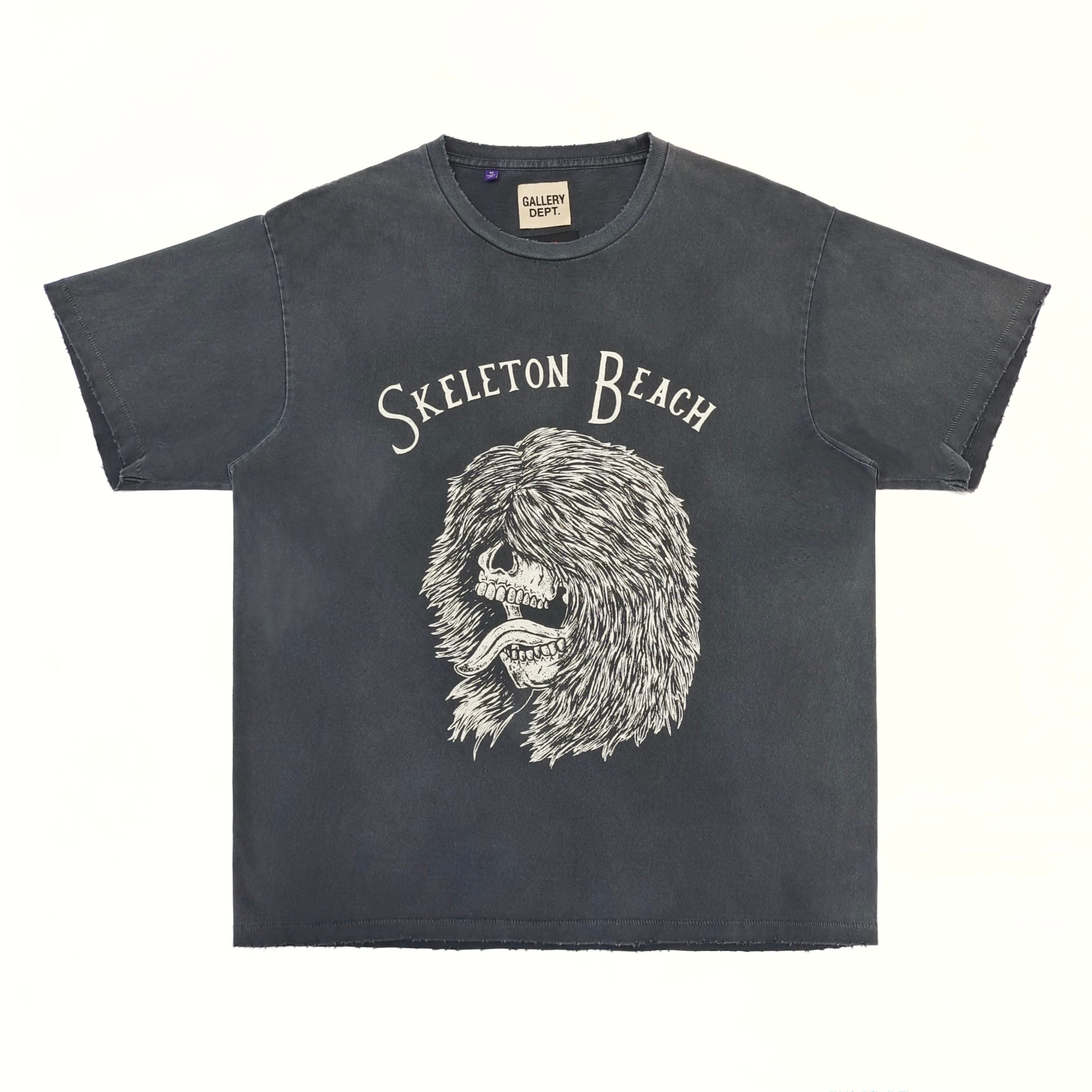 GD Skeleton Beach Tee Light Vintage Black #B4487