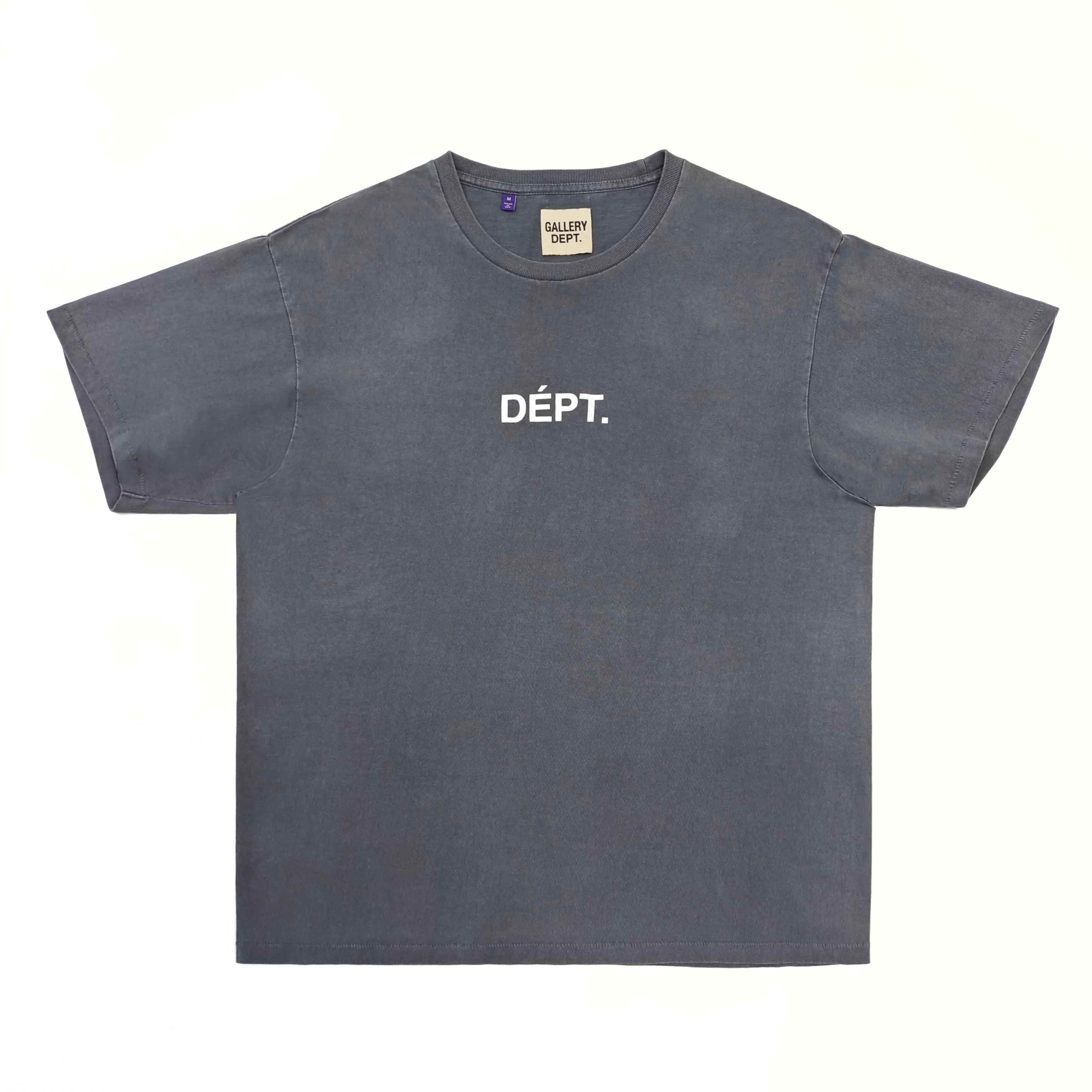GD Dept. Sport Elegant Tee Washed Black / Blue Script #B4528