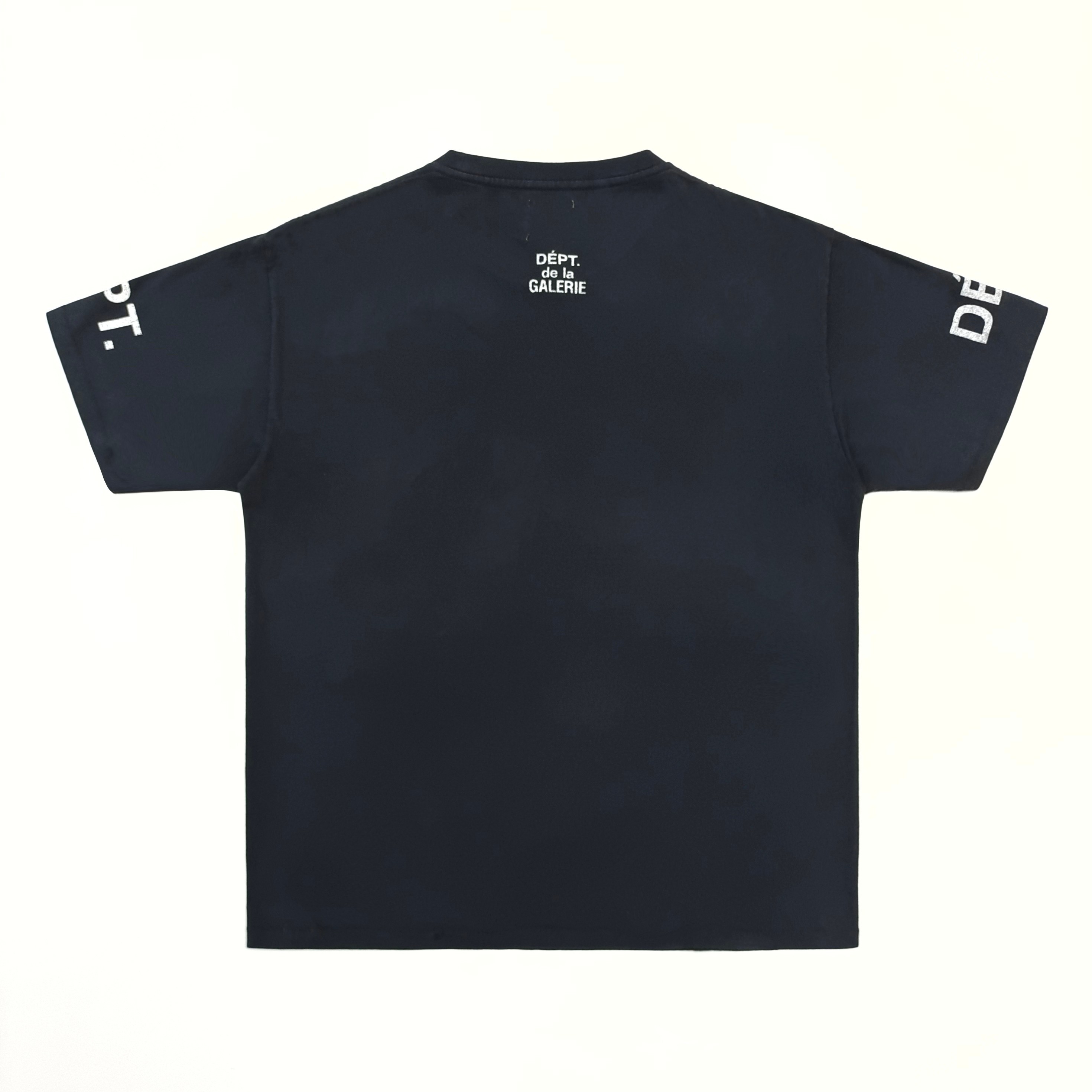 GD French Collector Tee Washed Black #B4494-GD