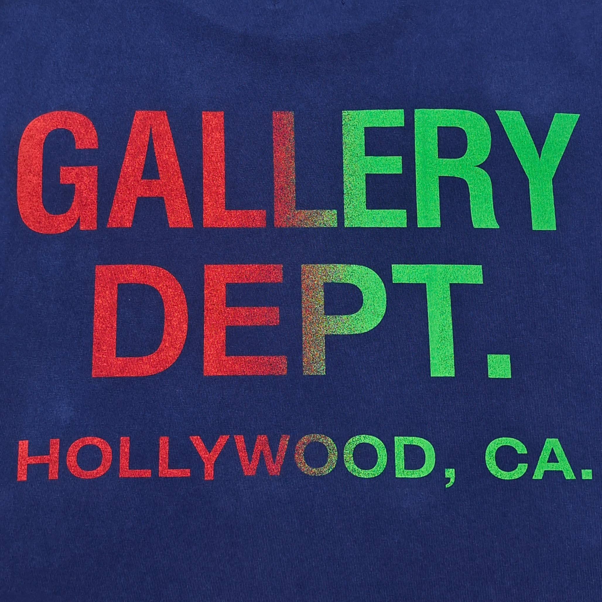 GD Gallery Dept. Hollywood Ca Logo Tee Navy / Gradient #B4291