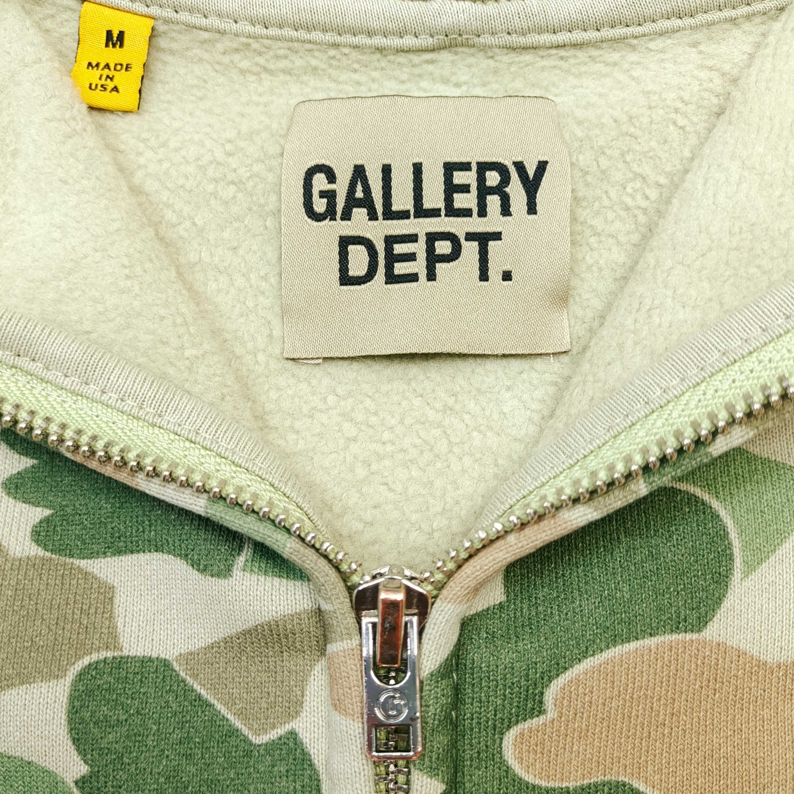 GD Dept. De La Galerie Hoodie / Erdl Camo Zip Hoodie #B4372