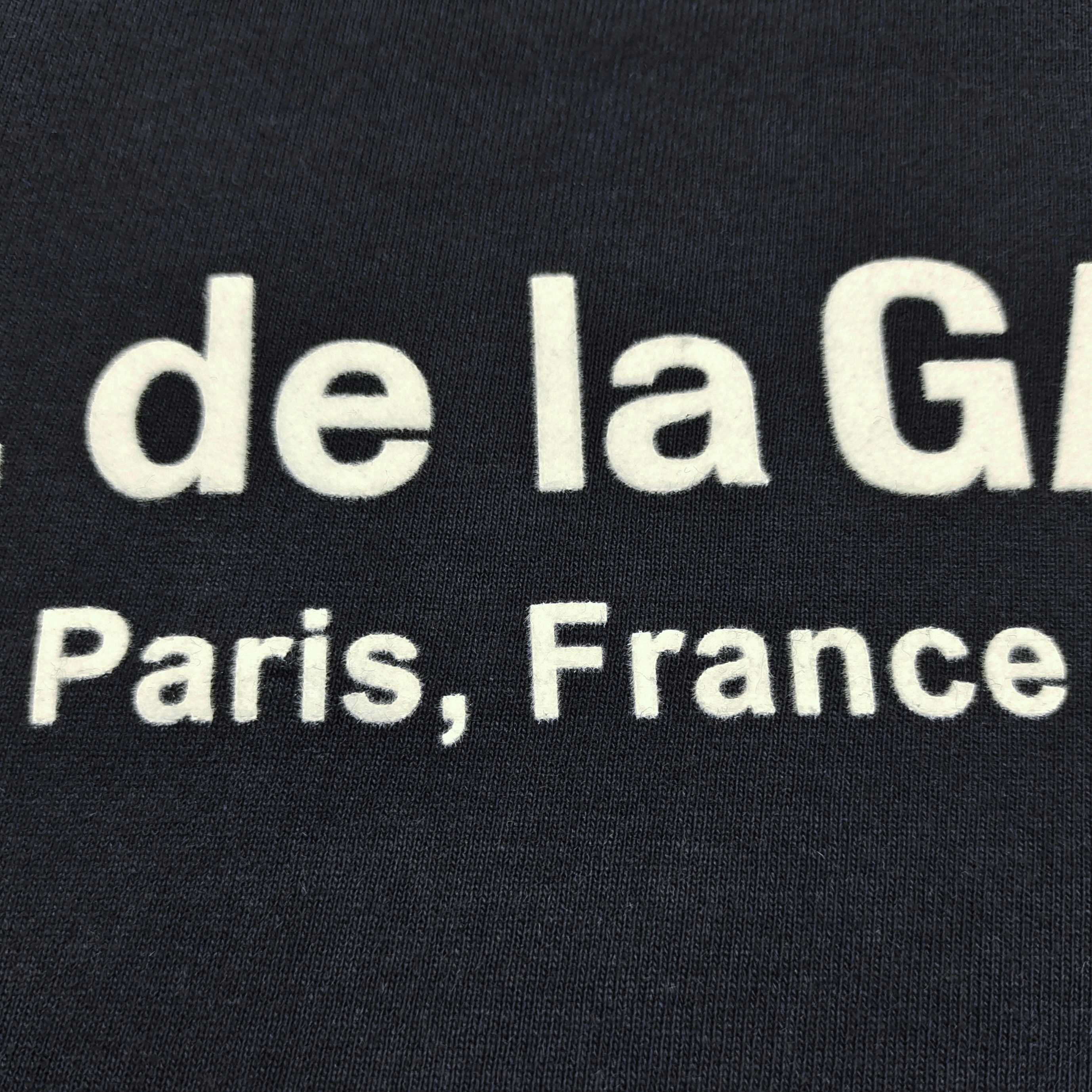 GD French Logo Lux Tee Washed Black #B4408