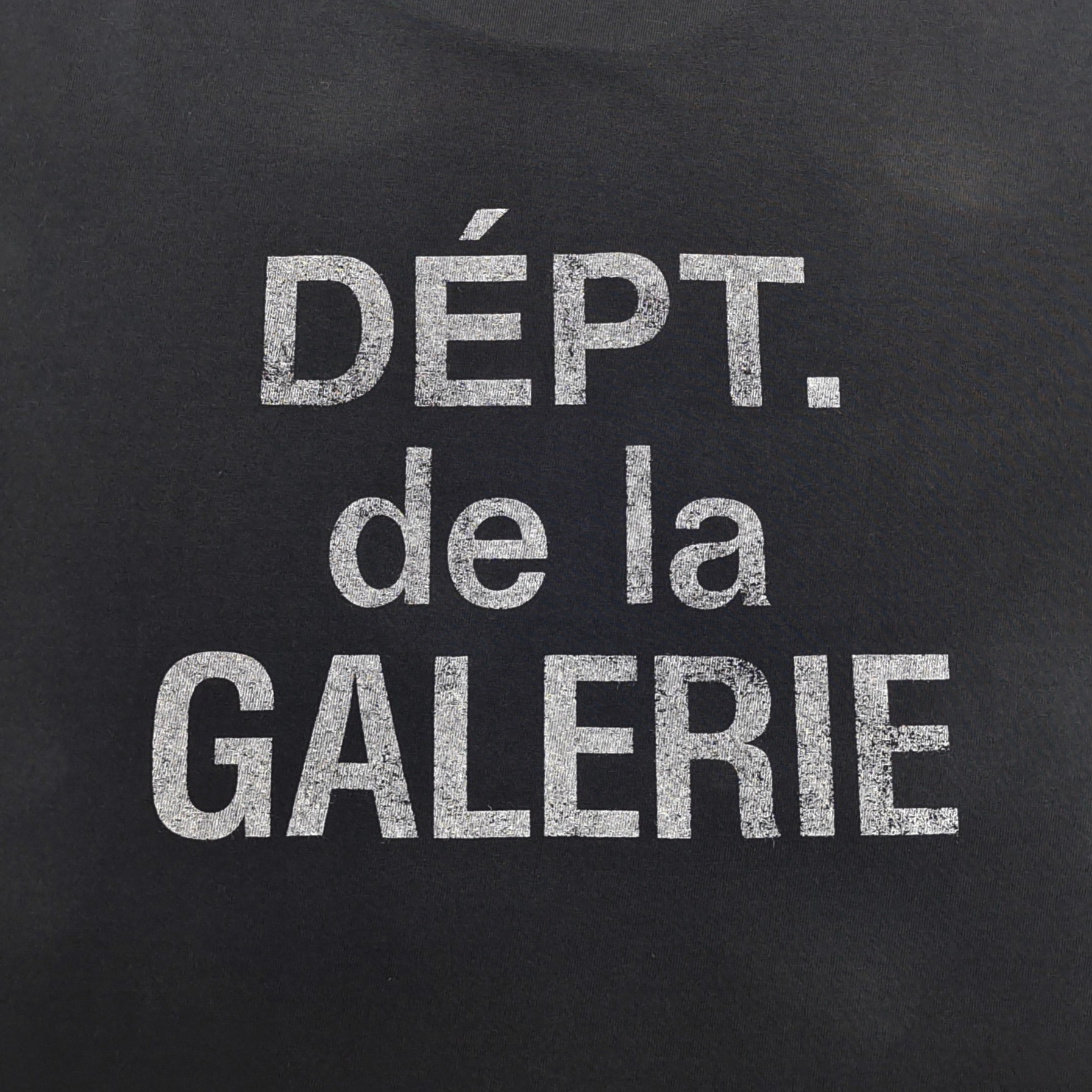 GD French Collector Tee Washed Black #B4413