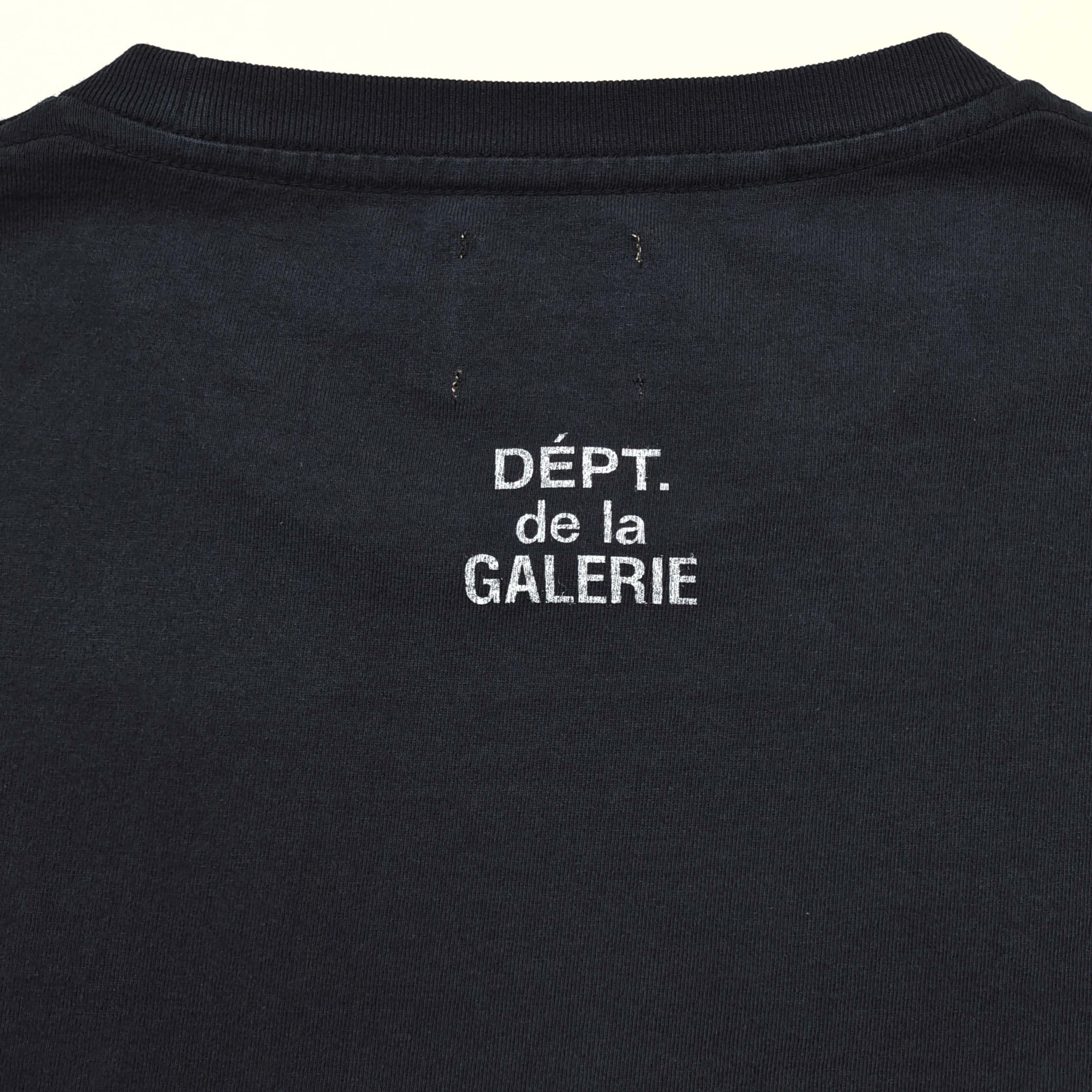GD French Collector Tee Washed Black #B4494-GD
