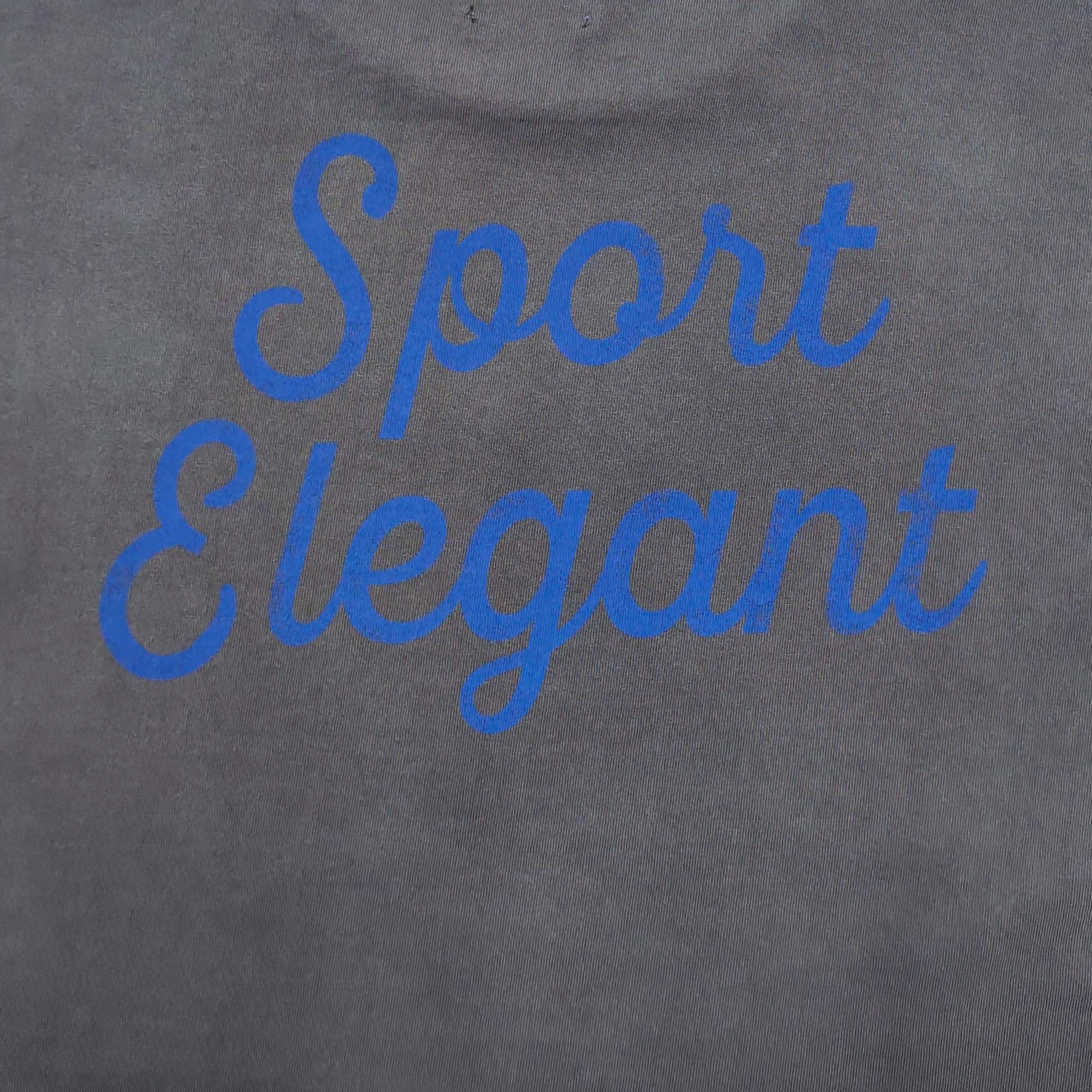 GD Dept. Sport Elegant Tee Washed Black / Blue Script #B4528