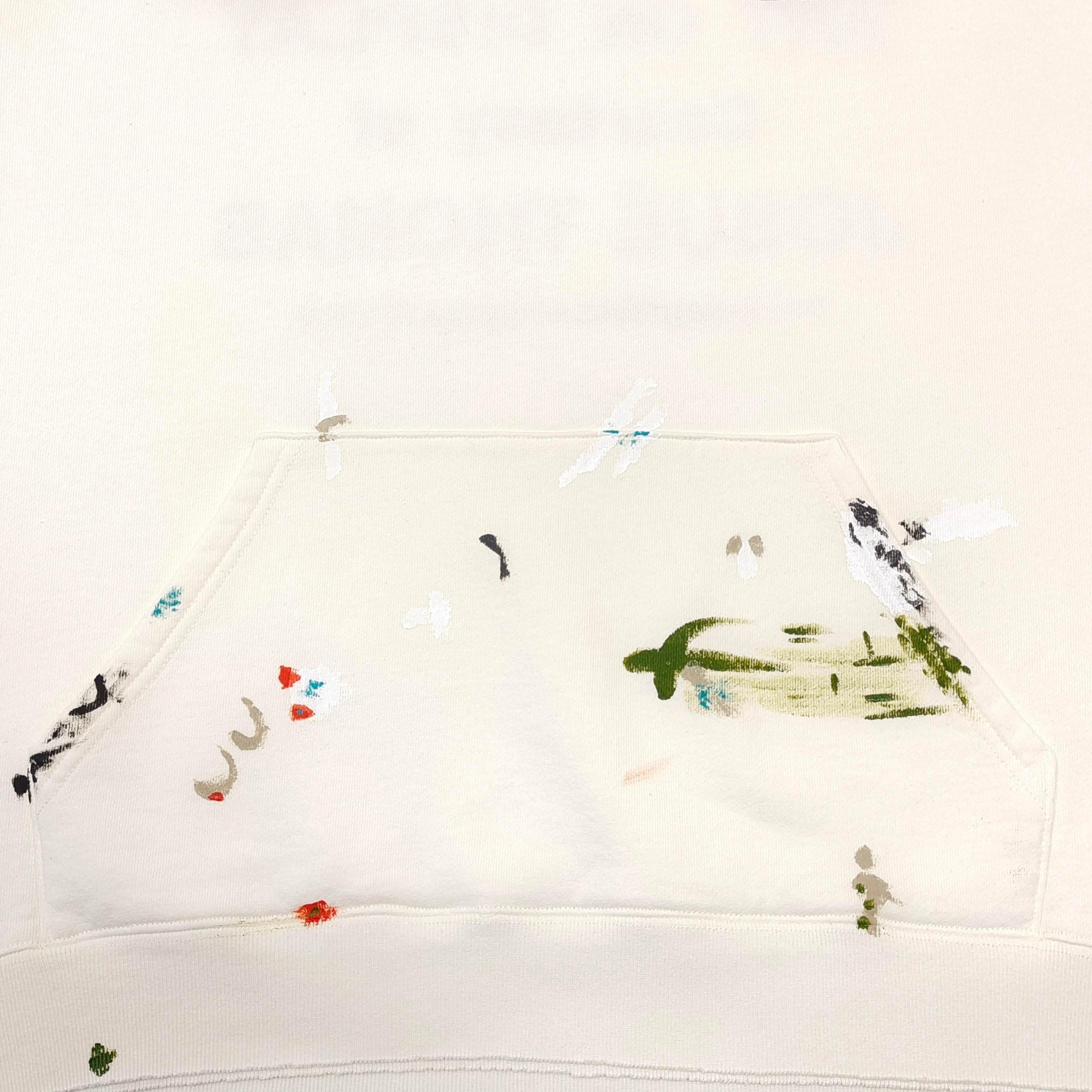 GD Studio Hoodie Light Archival White #B4343