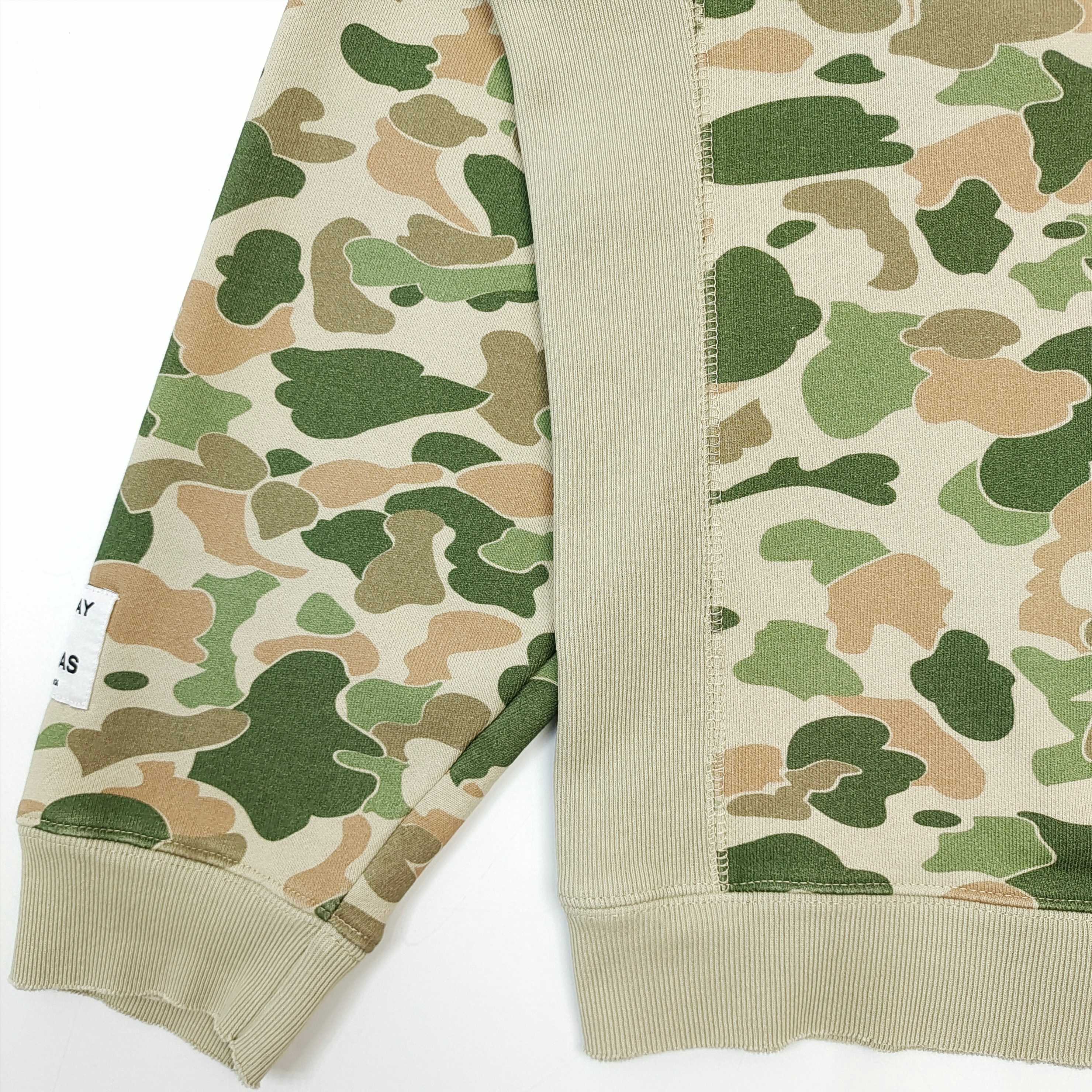GD Dept. De La Galerie Hoodie / Erdl Camo Zip Hoodie #B4372