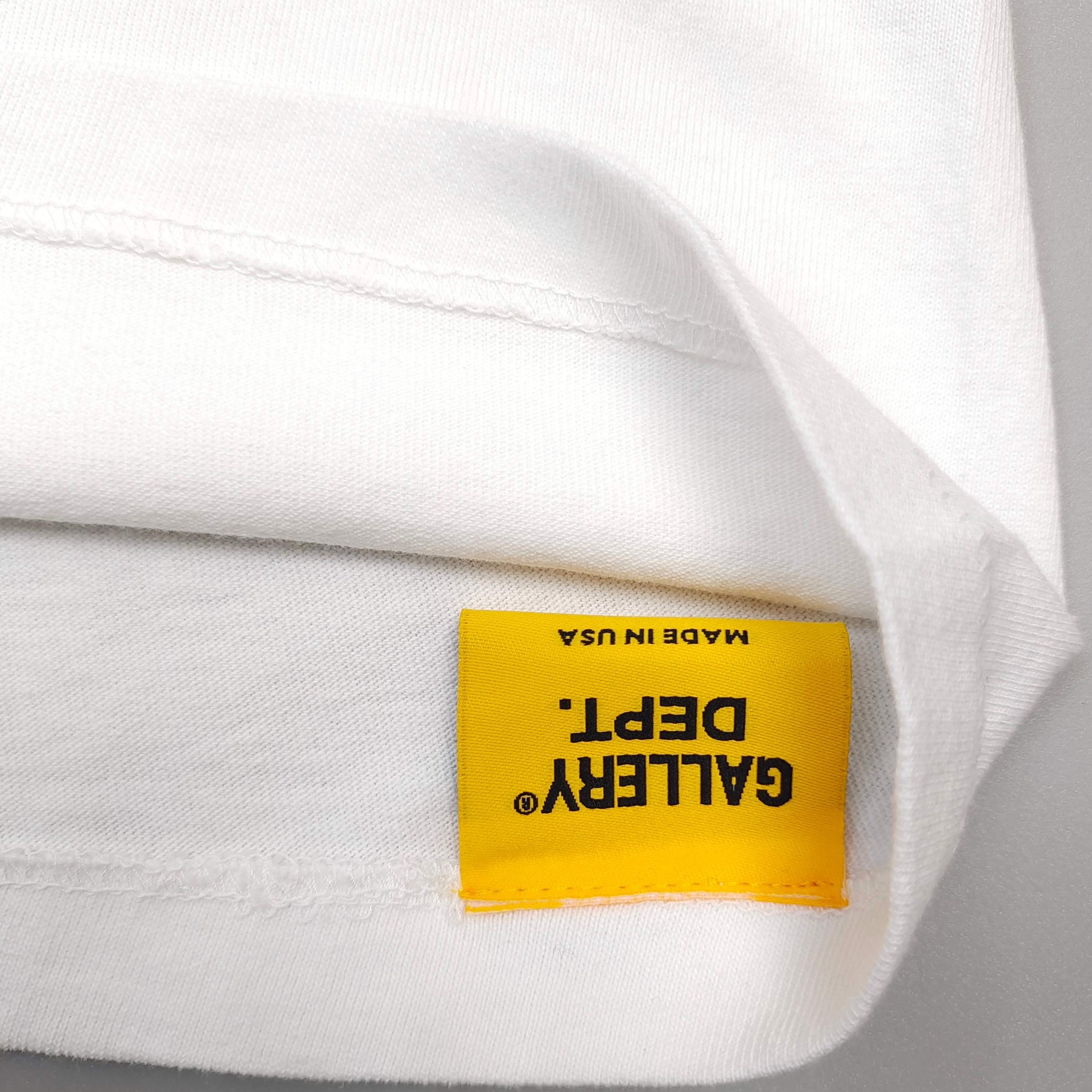 GD Gallery Dept. 55# Small Logo Tee White / Gold Back #B4411