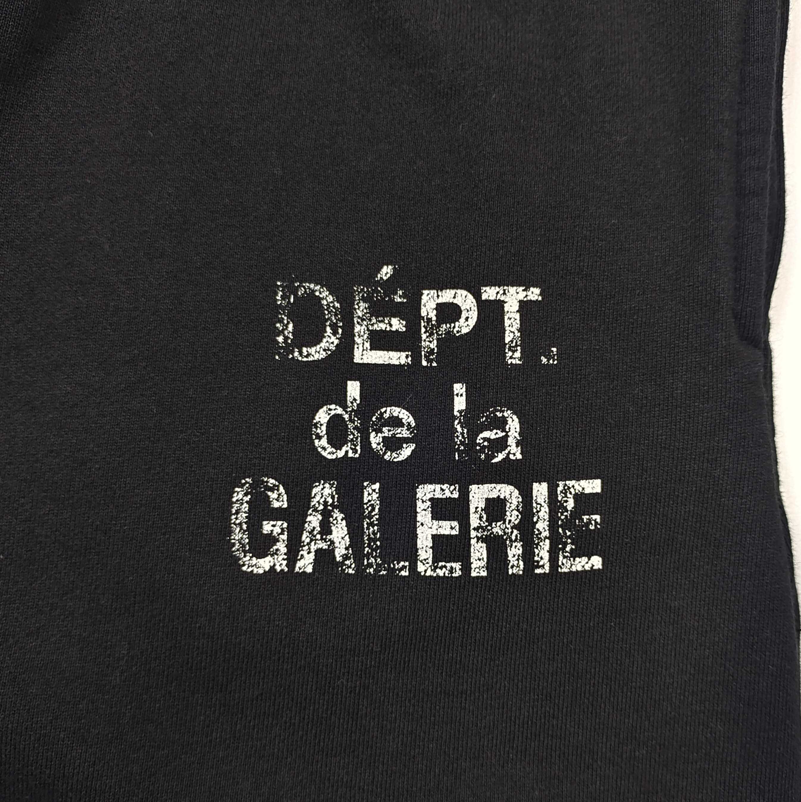 GD French Logo Sweatpant Black #B4456