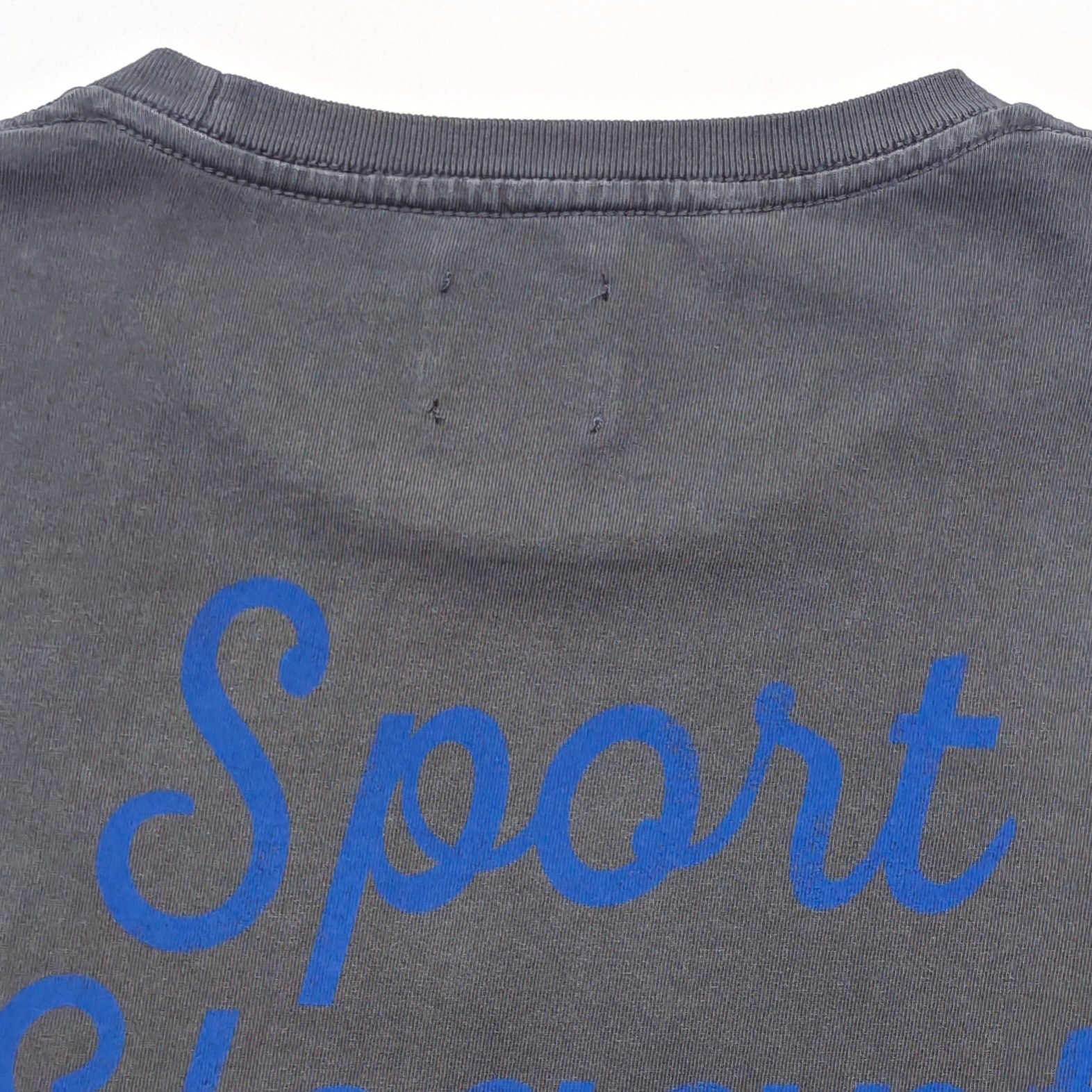 GD Dept. Sport Elegant Tee Washed Black / Blue Script #B4528