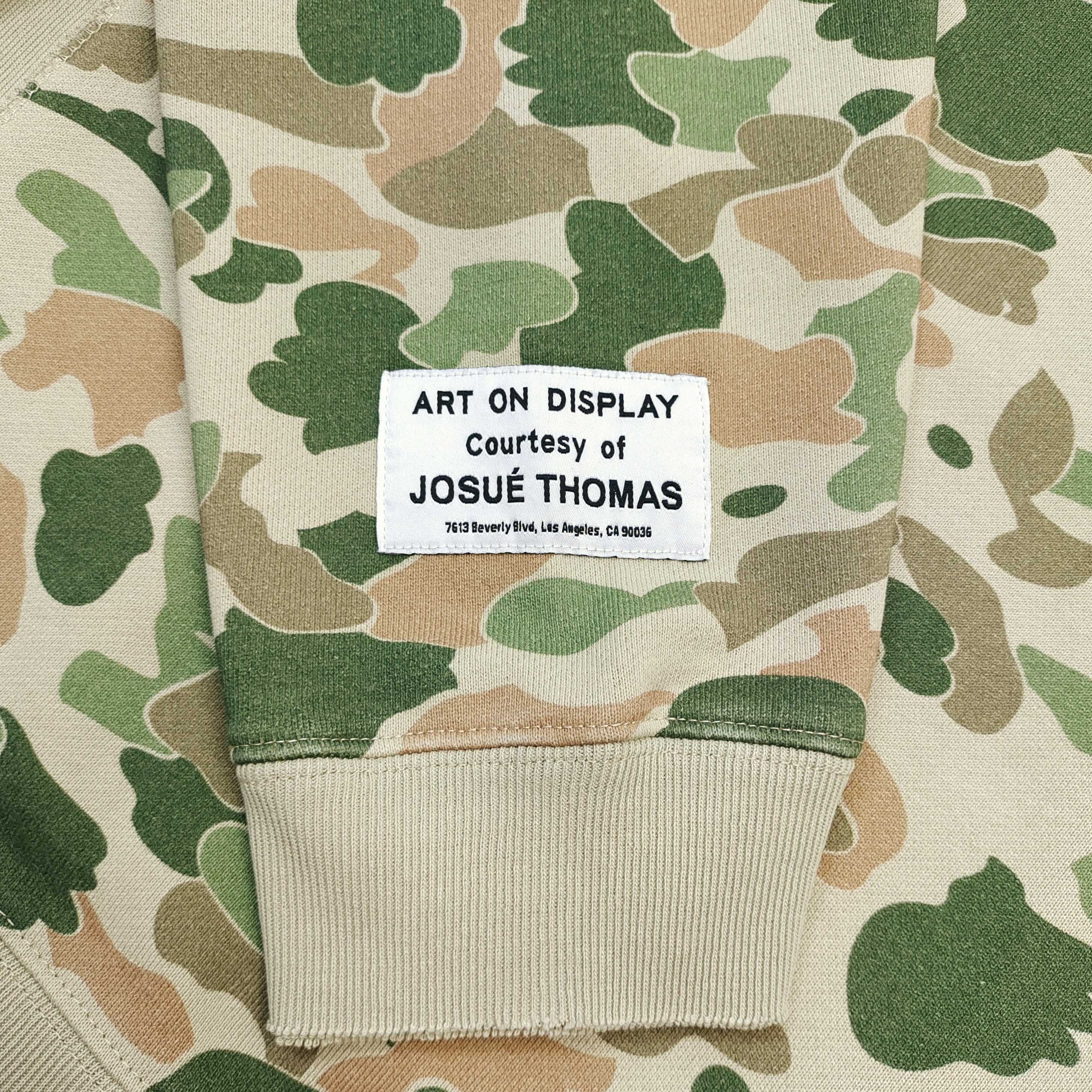 GD Dept. De La Galerie Hoodie / Erdl Camo Zip Hoodie #B4372