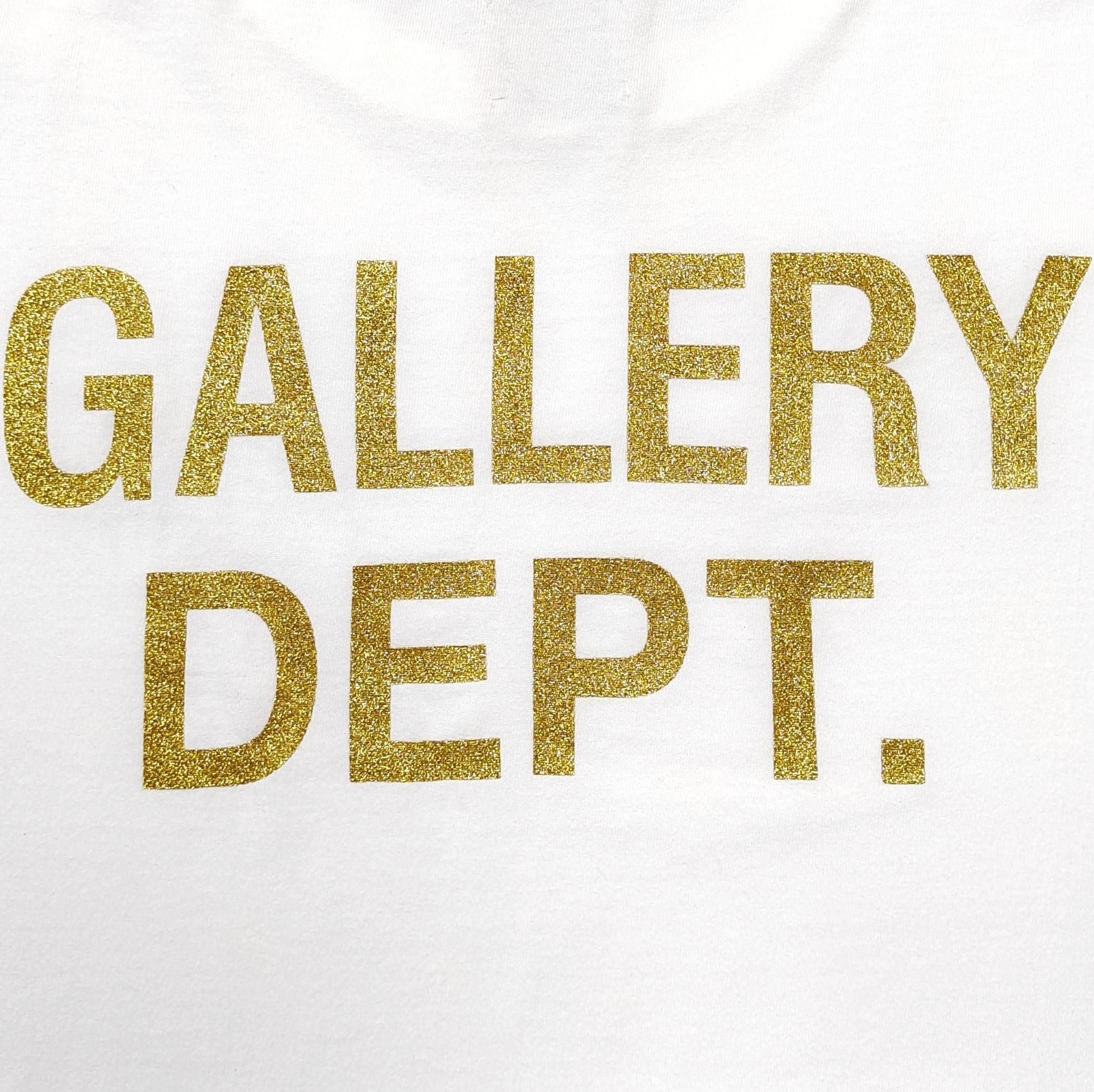 GD Gallery Dept. 55# Small Logo Tee White / Gold Back #B4411