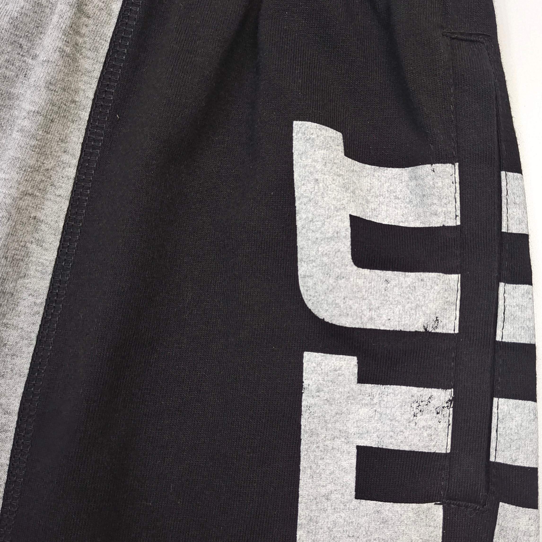 GD Grey & Black Dept. Logo Shorts #B4525