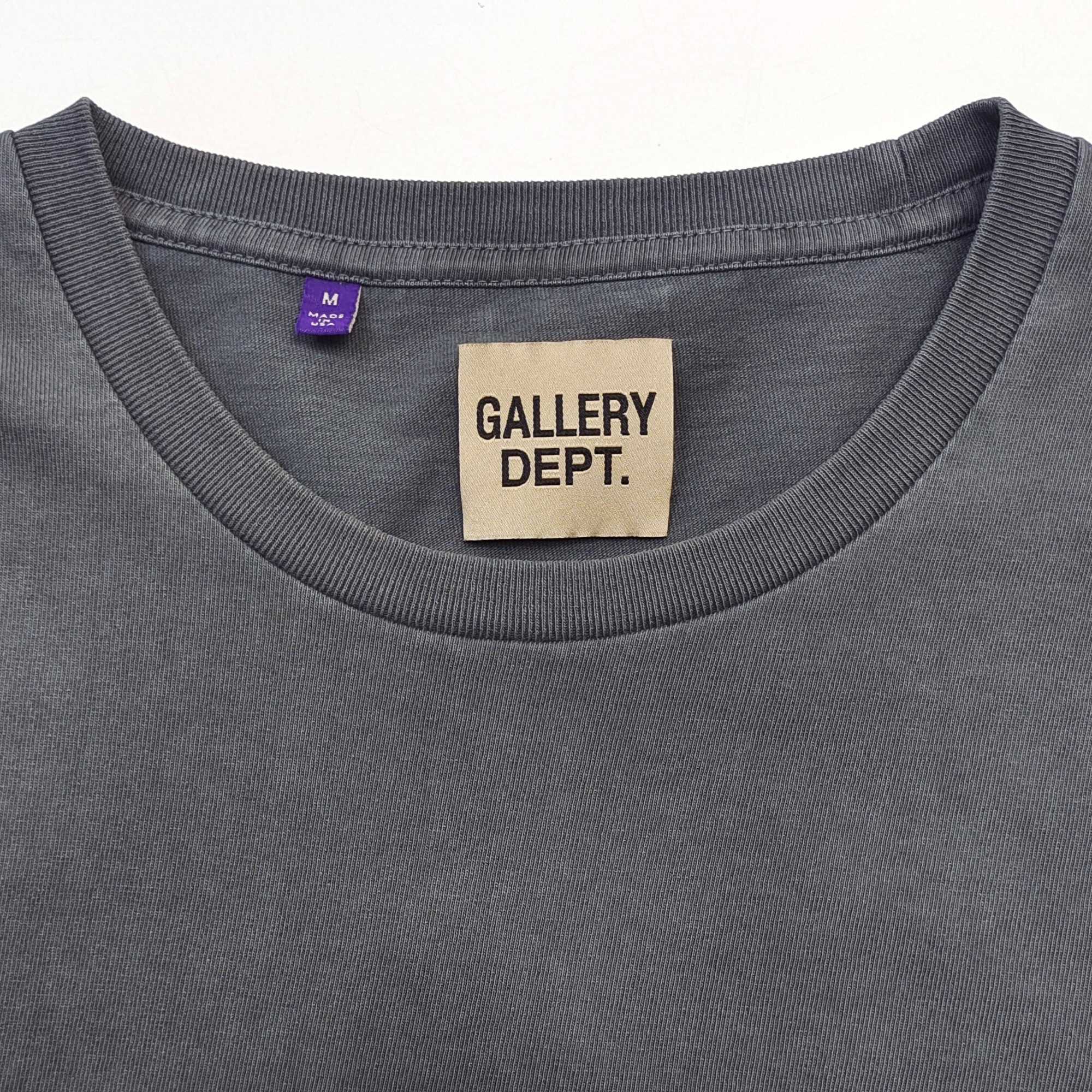 GD Dept. Sport Elegant Tee Washed Black / Blue Script #B4528