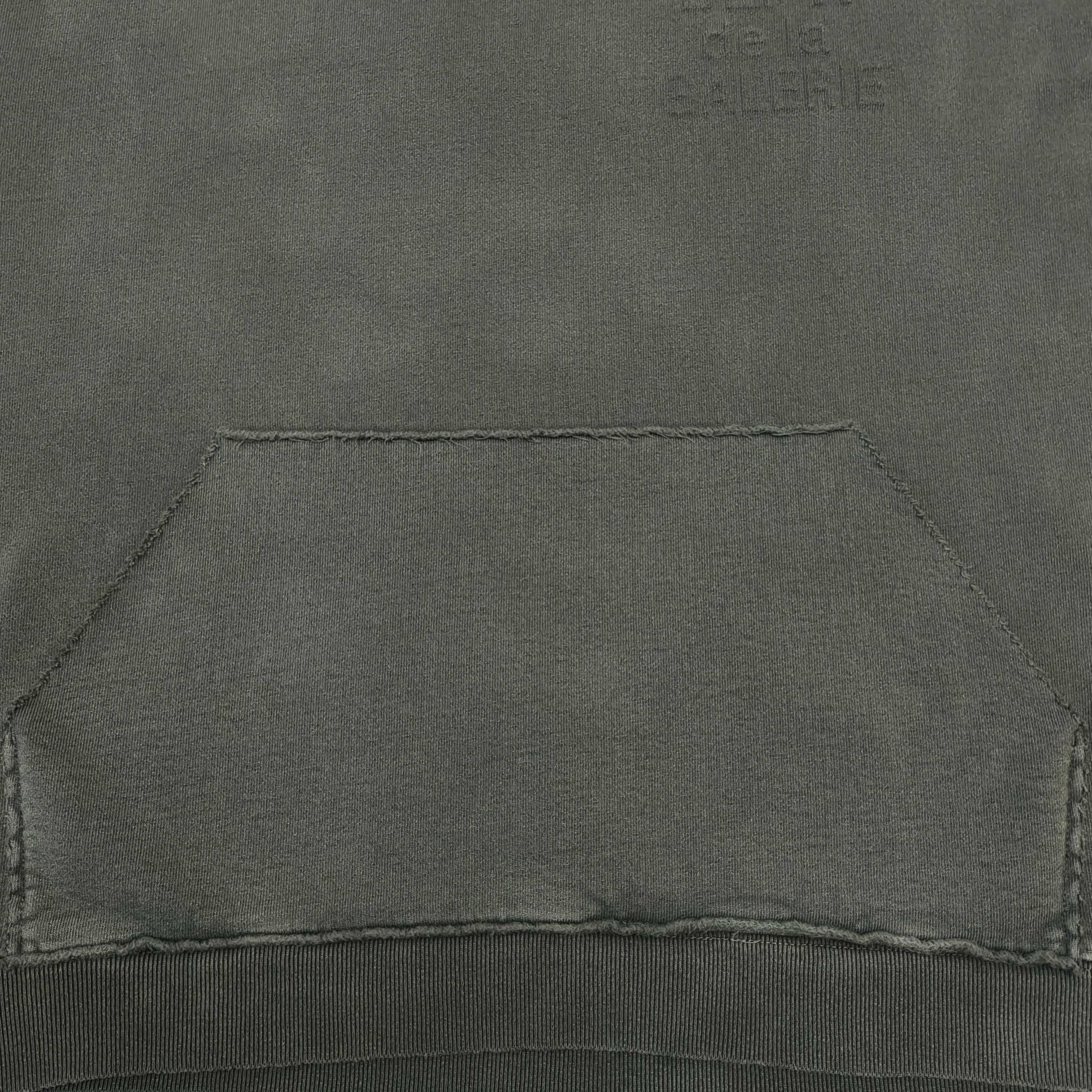 GD French Logo Painted Hoodie Sepia / Grey-Brown #B4341