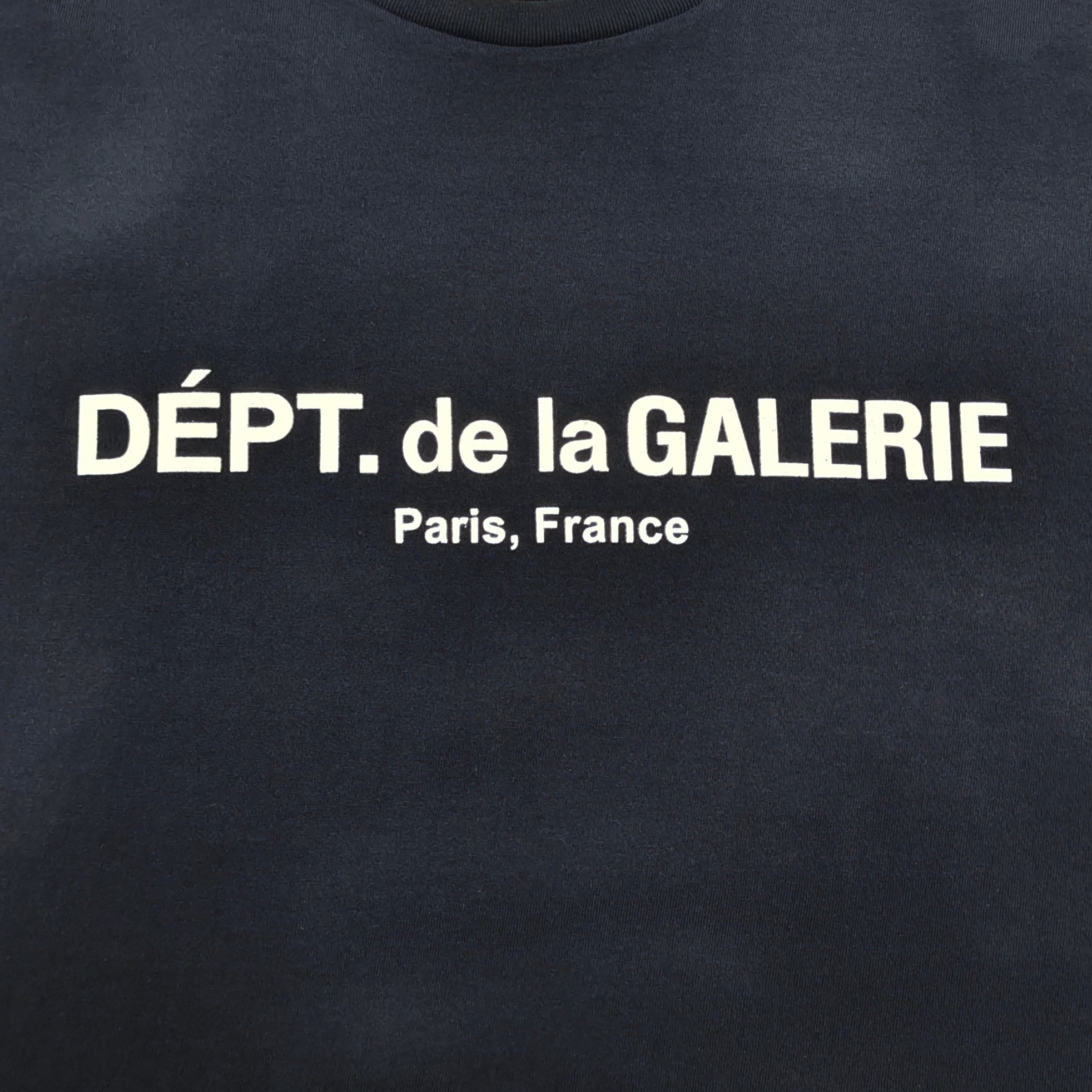 GD French Logo Lux Tee Washed Black #B4408