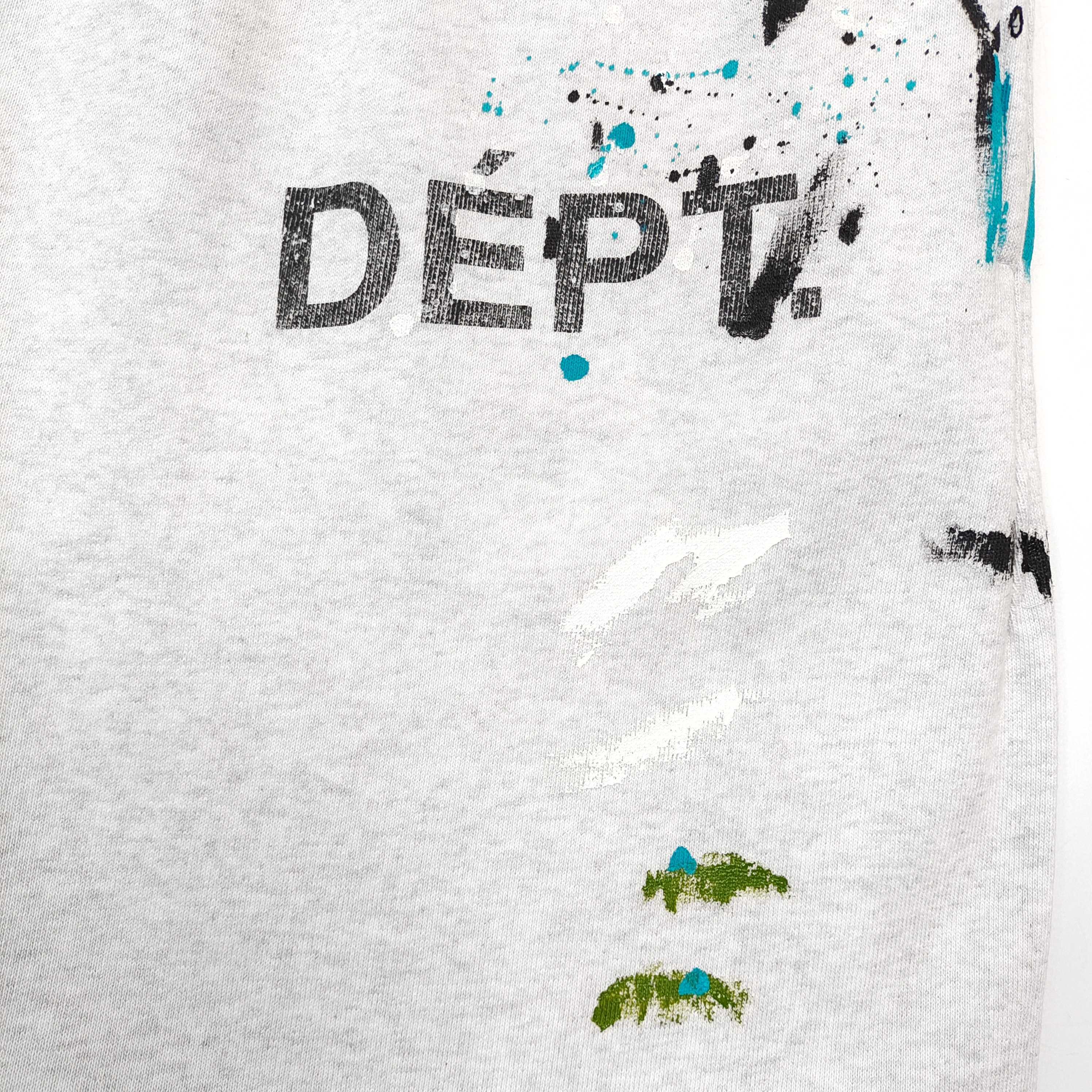 GD Twisted Leg Sweatpant Flare / Dept Logo Painted Flare #B4417