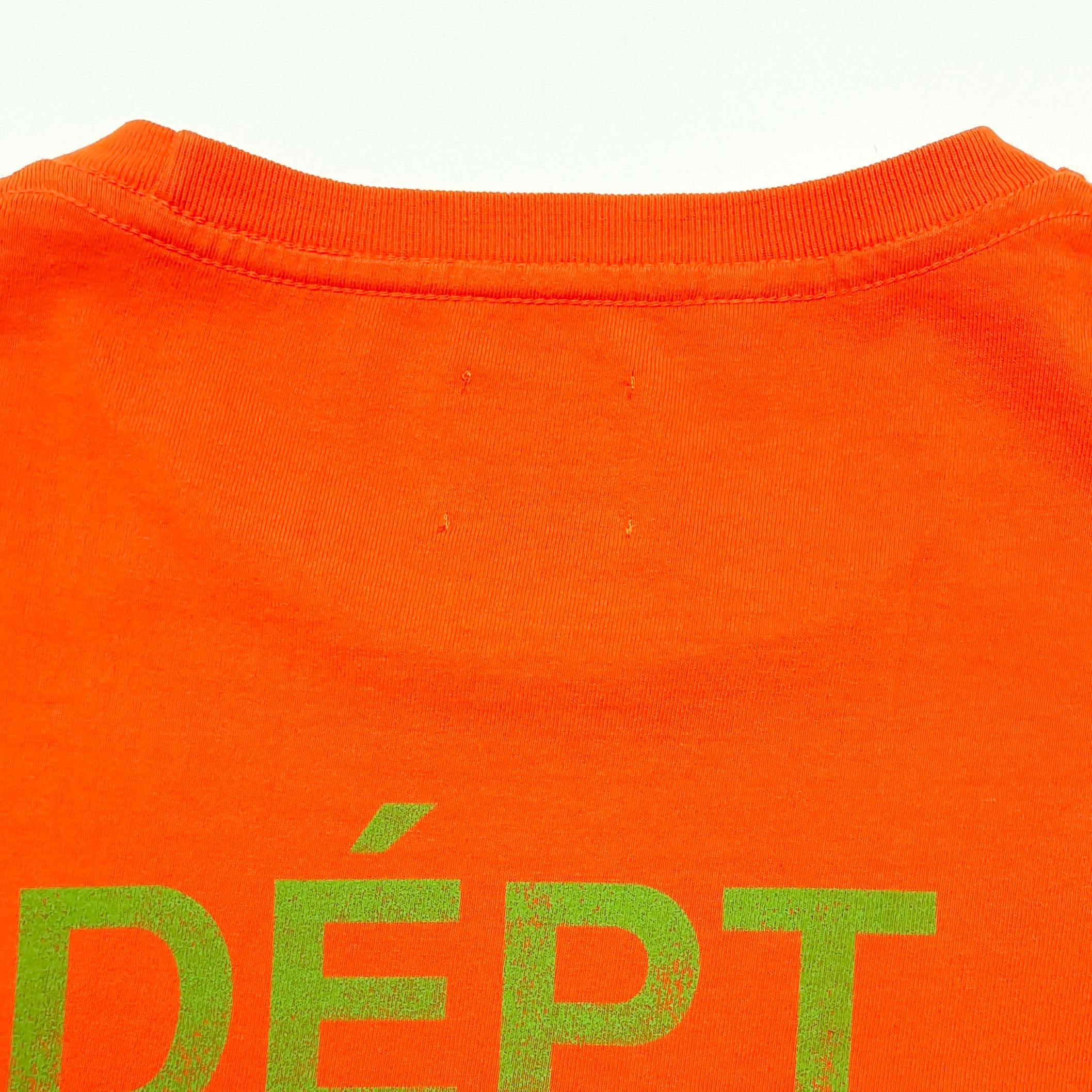 GD French Logo Lux Tee / Dept De La Galerie Tee Orange #B4466
