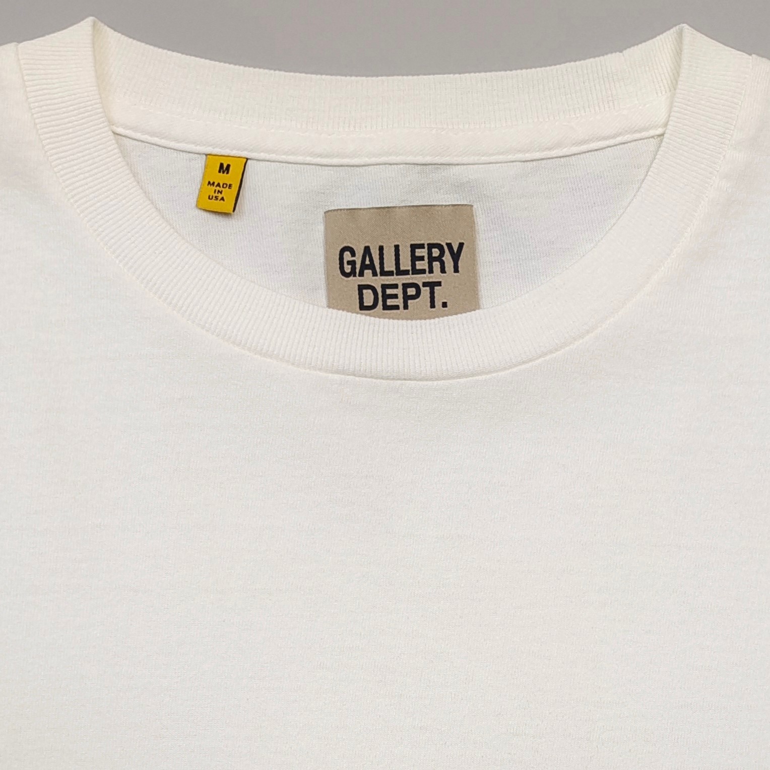 GD Dept De La Galerie / French Logo L/S Tee Cream #B4519