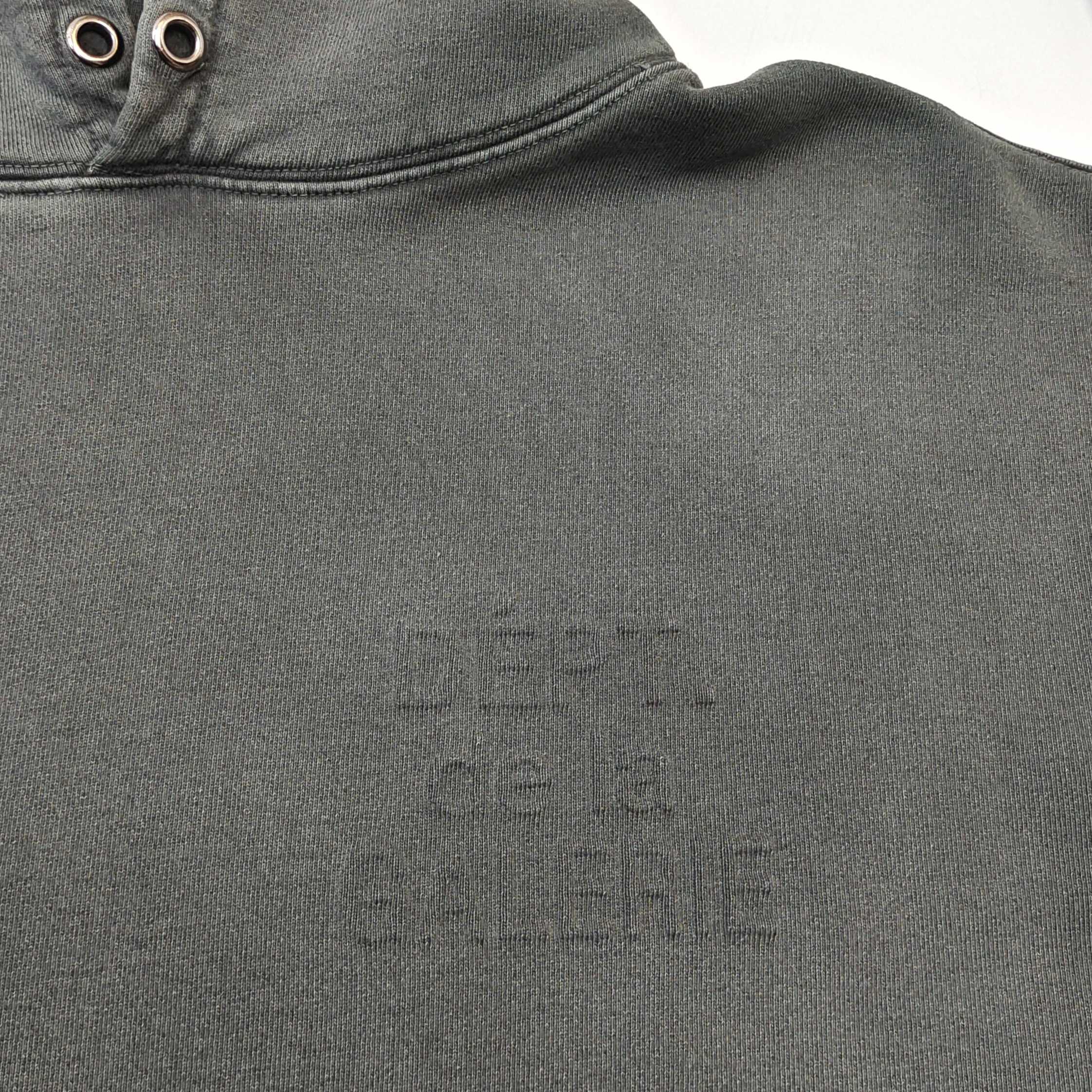 GD French Logo Painted Hoodie Sepia / Grey-Brown #B4341