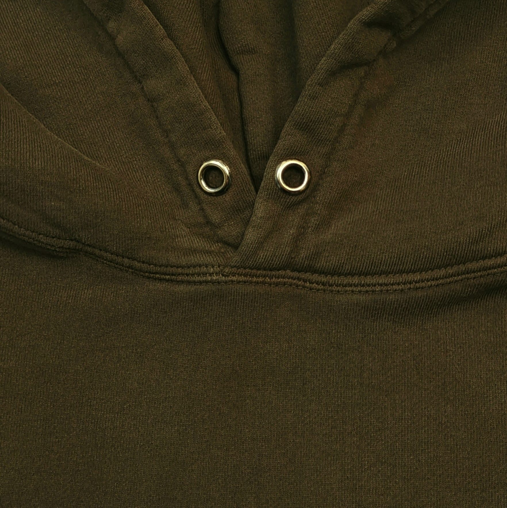 GD French Logo Painted Hoodie Sepia #B4437