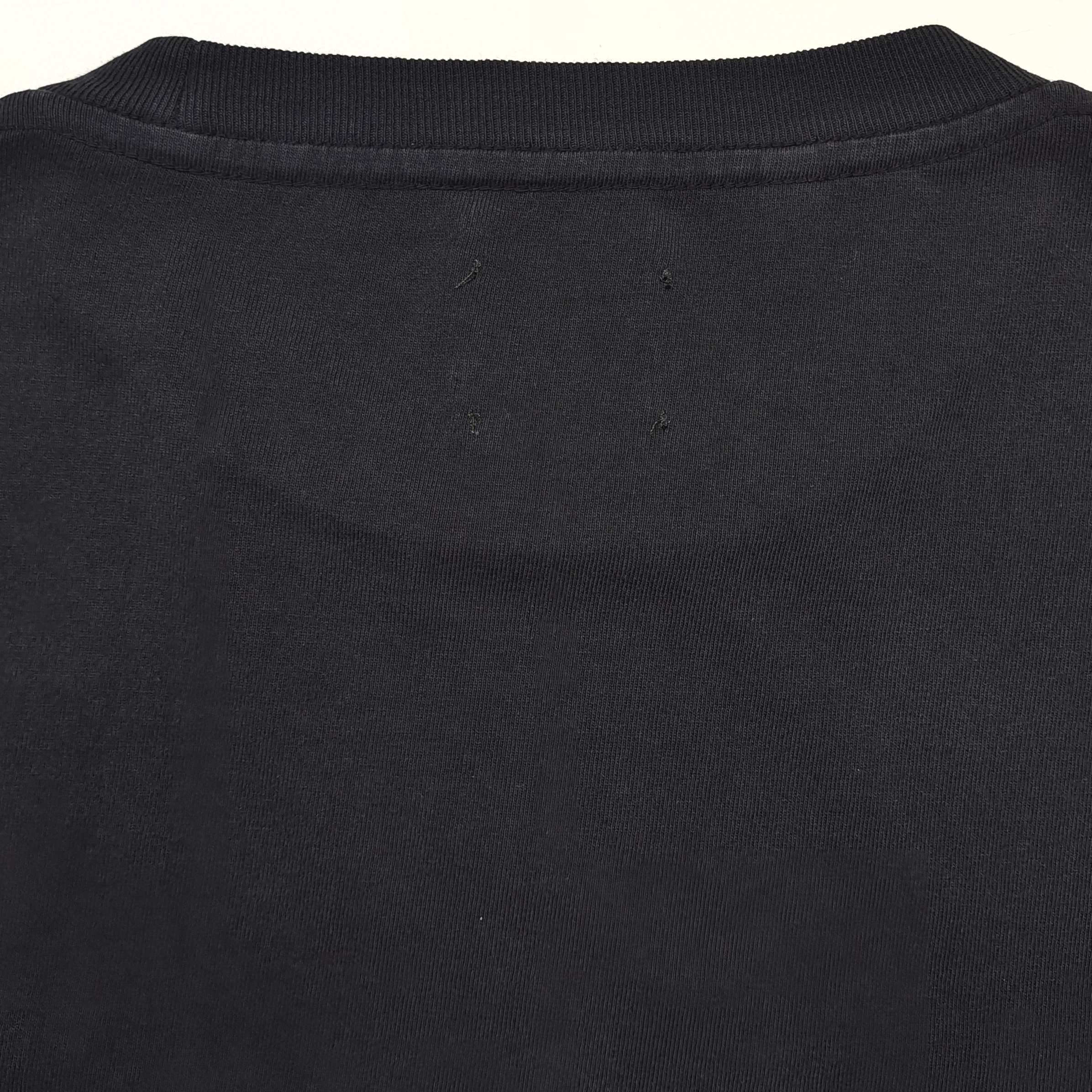 GD Dept De La Galerie / French Logo L/S Tee Washed Black #B4520
