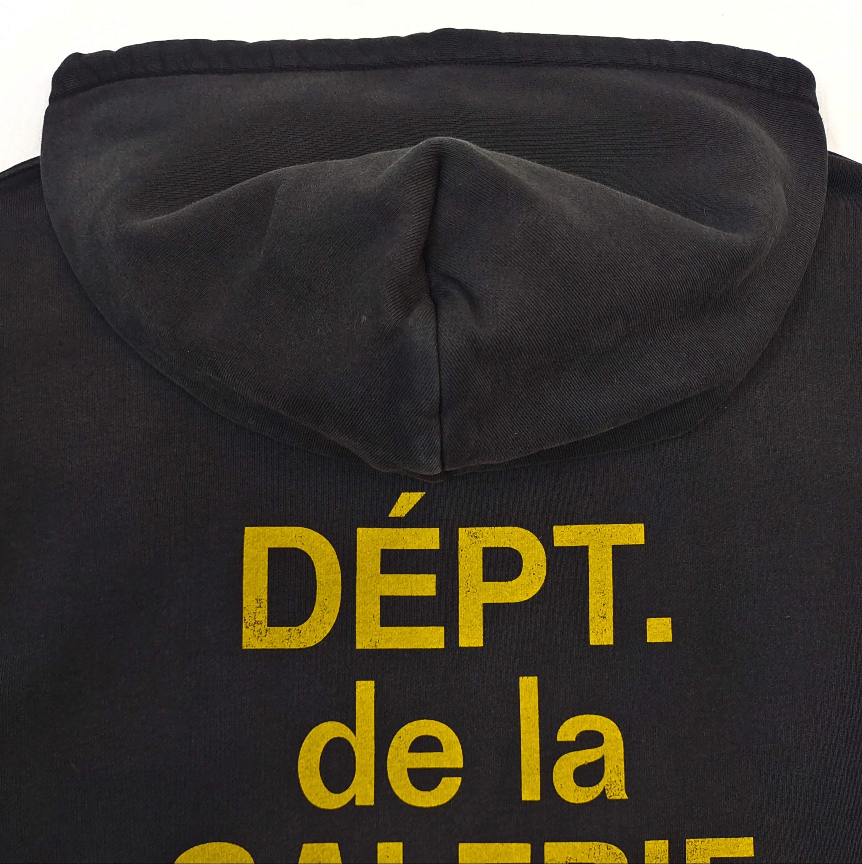 GD French Logo Hoodie Black / Yellow #B4360