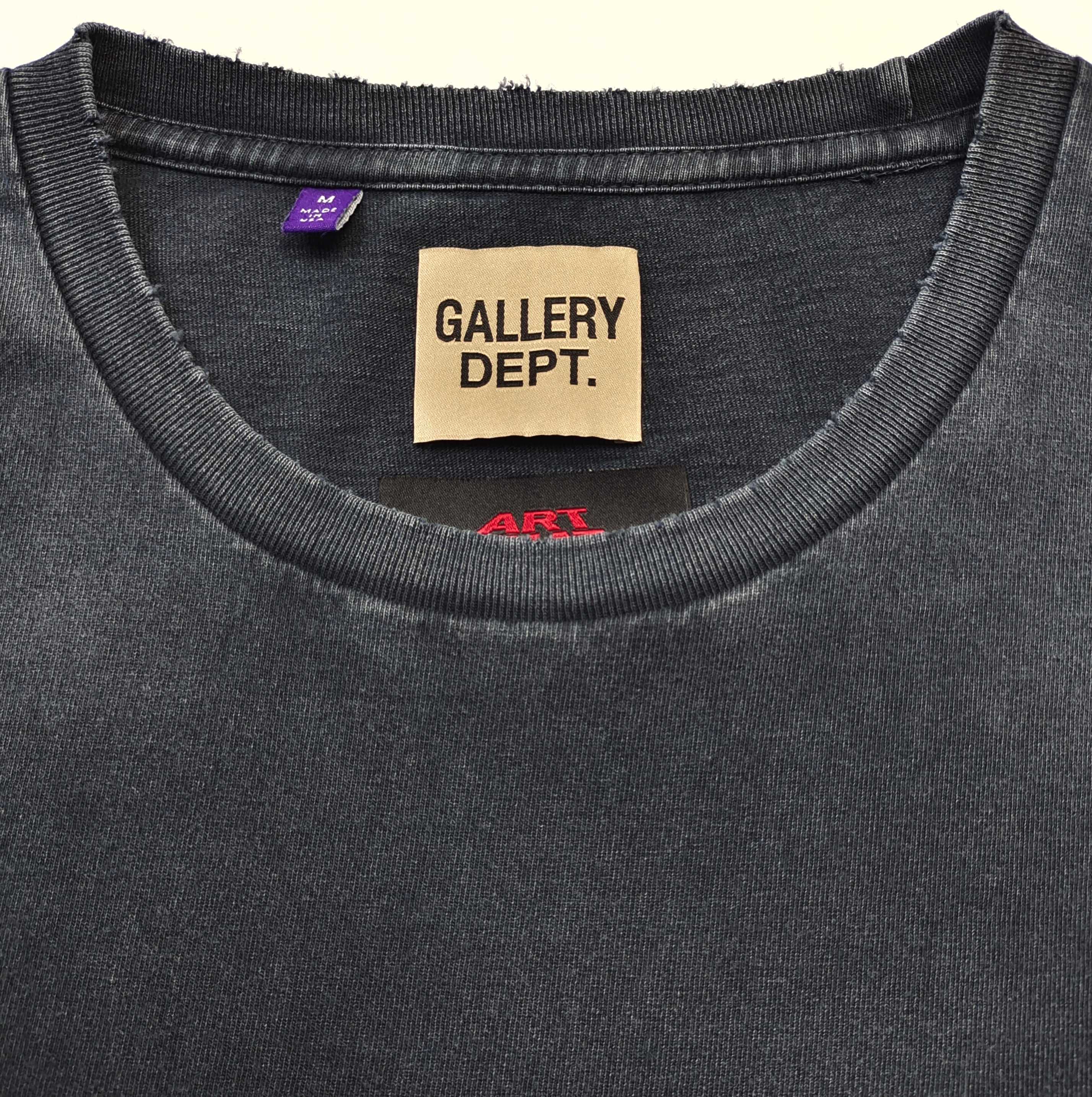 GD Skeleton Beach Skull Logo Tee Vintage Black #B4467