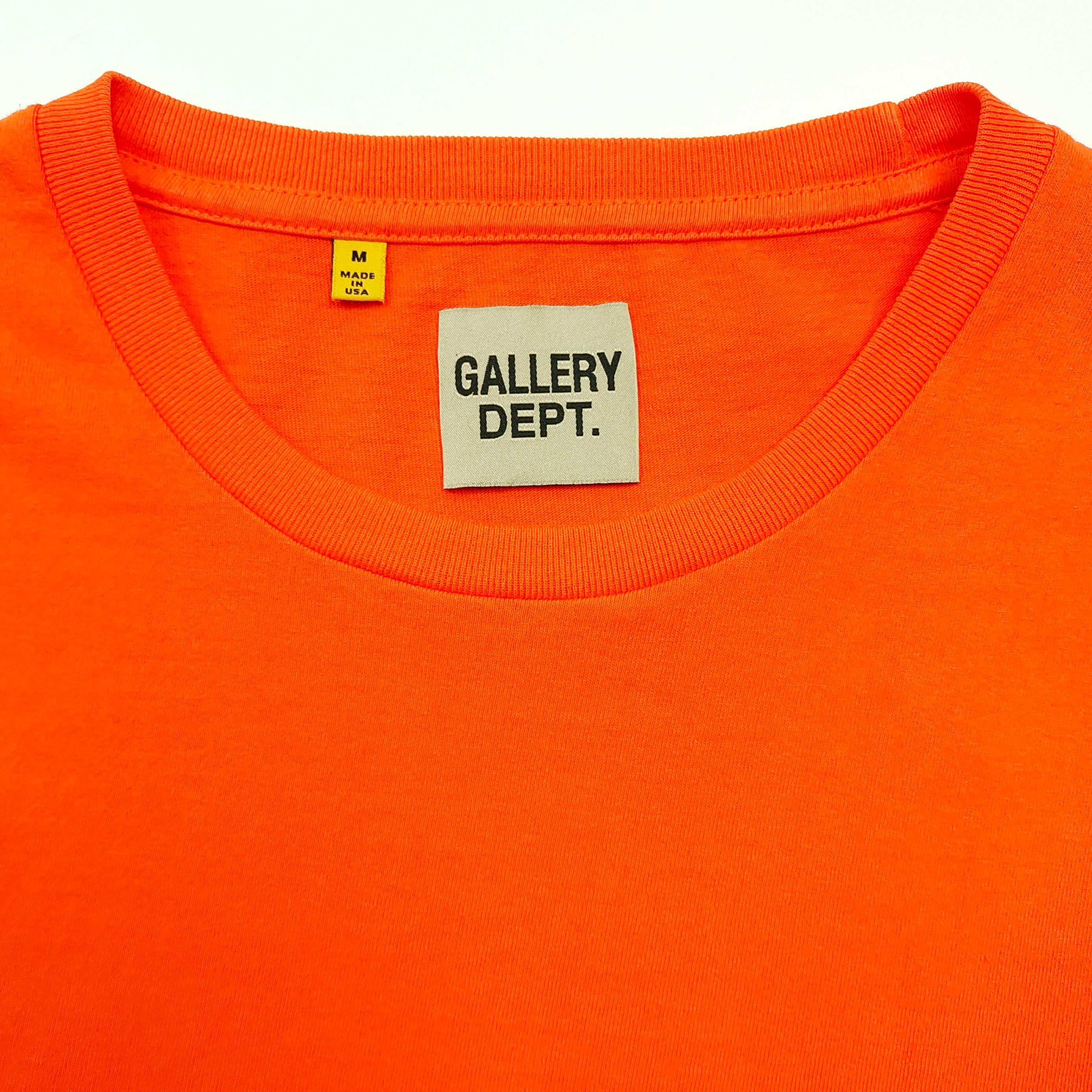 GD French Logo Lux Tee / Dept De La Galerie Tee Orange #B4466