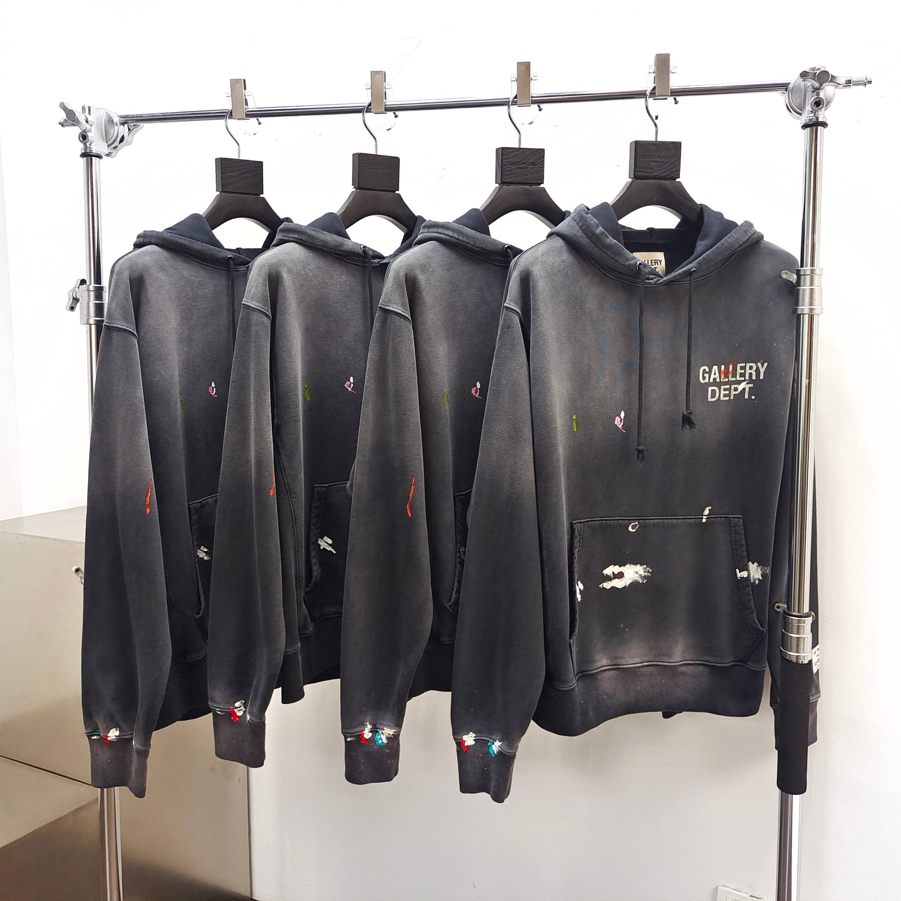 GD Studio Hoodie / Art On Display Hoodie Washed Black #B4385