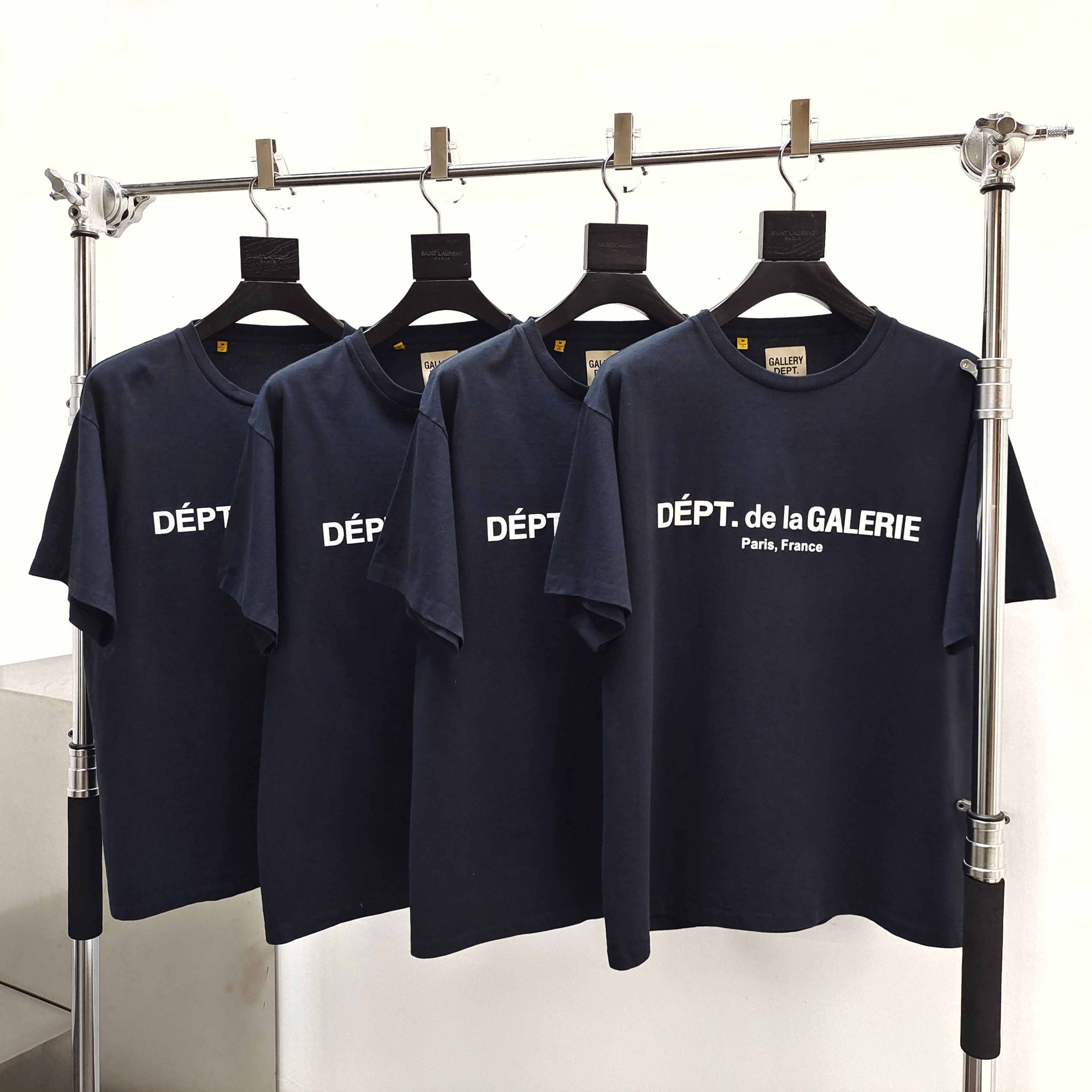 GD French Logo Lux Tee Washed Black #B4408