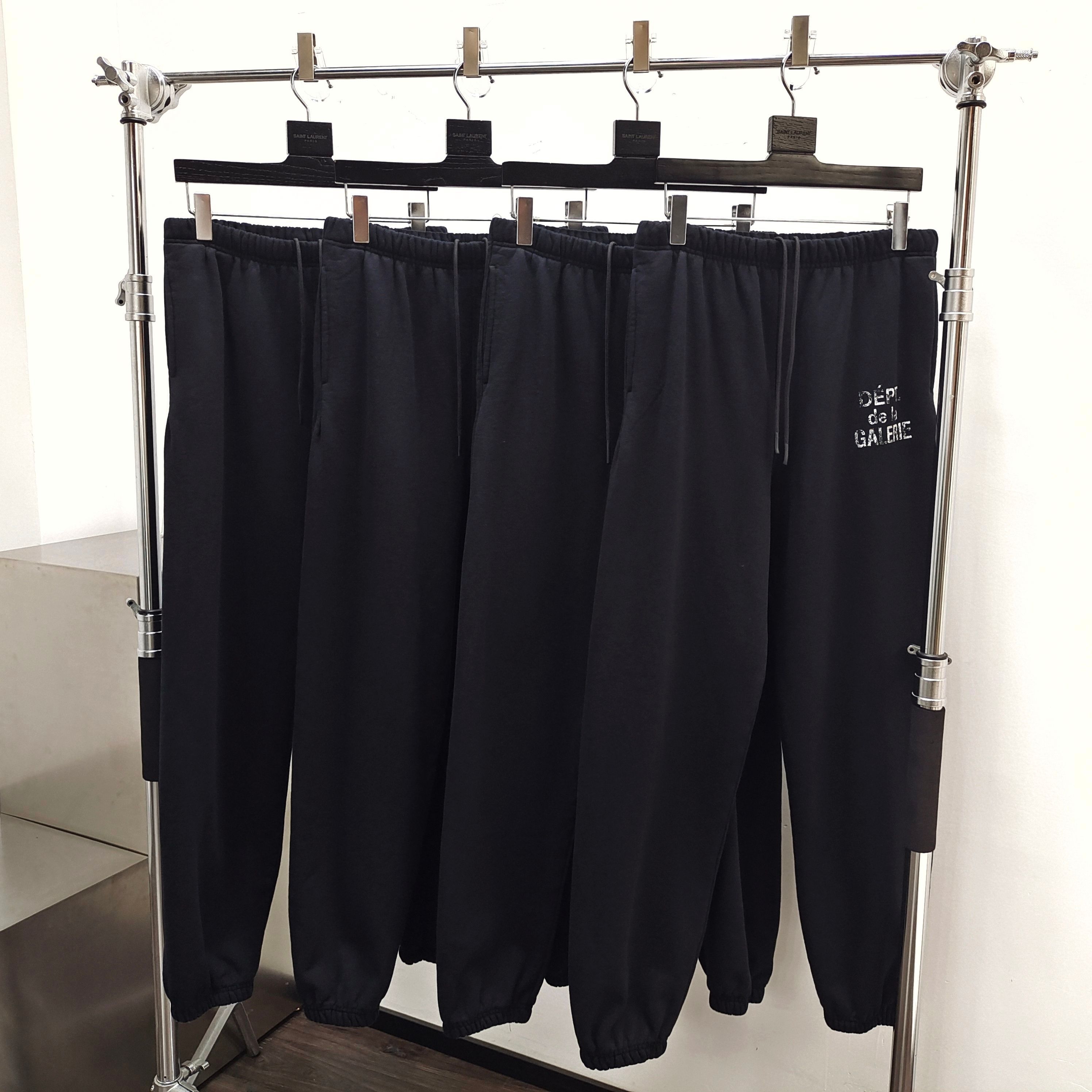 GD French Logo Sweatpant Black #B4456