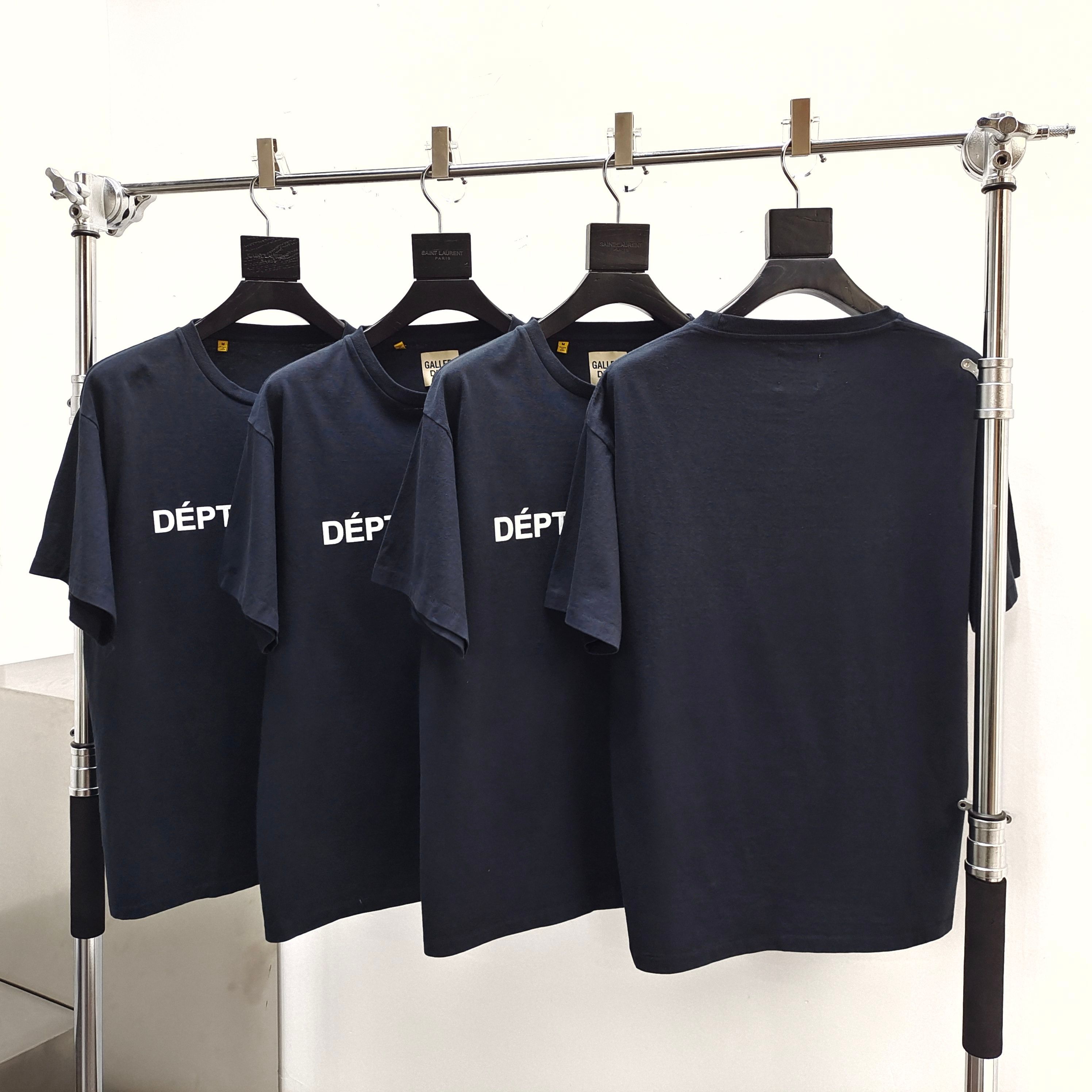 GD French Logo Lux Tee Washed Black #B4408