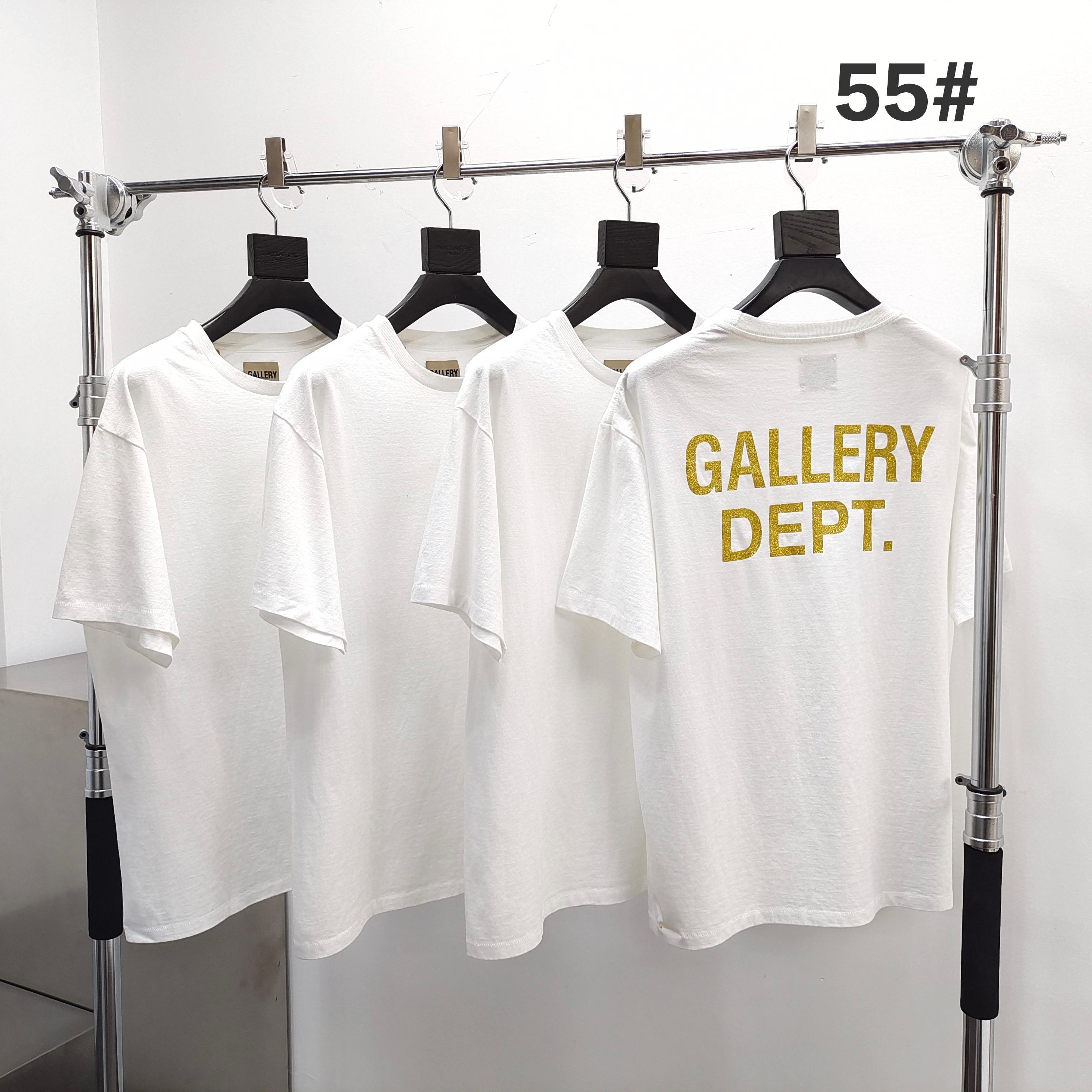 GD Gallery Dept. 55# Small Logo Tee White / Gold Back #B4411