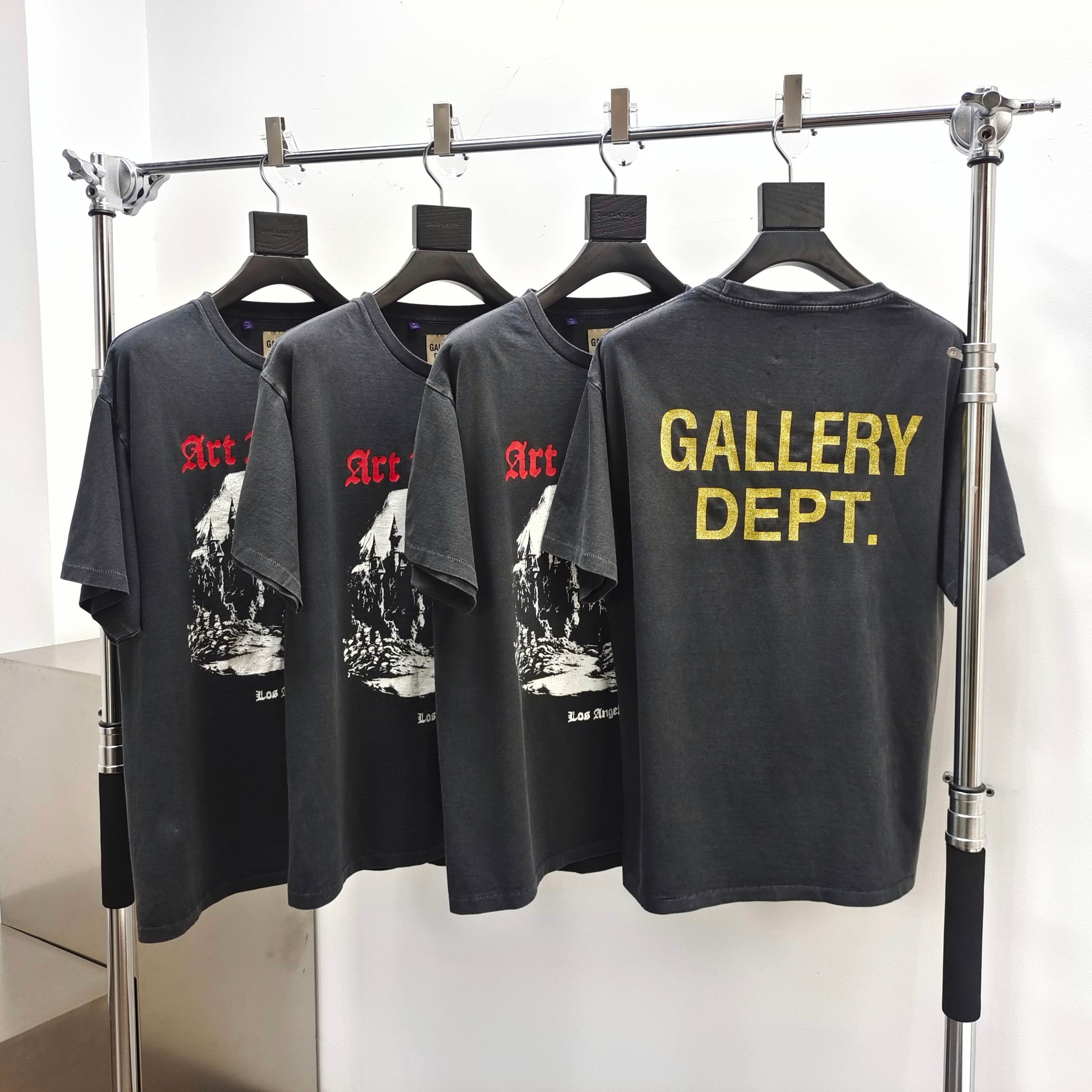 GD ATK Castle Tee Vintage Black #B4463
