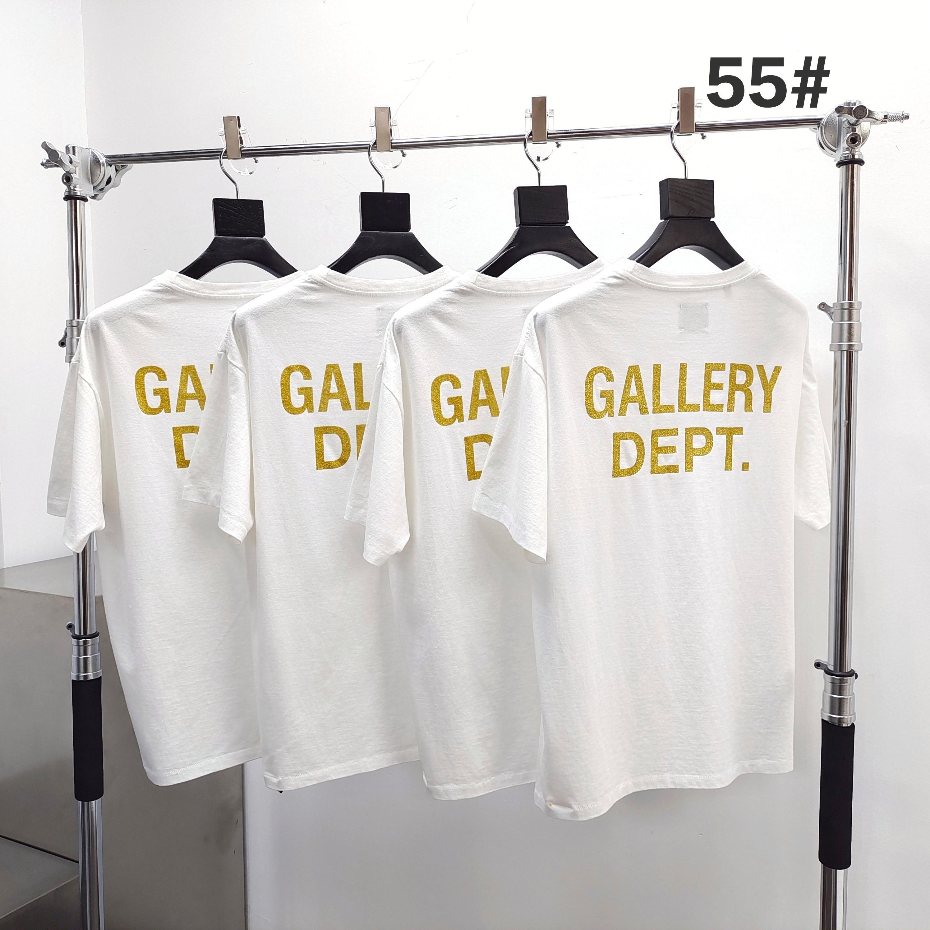 GD Gallery Dept. 55# Small Logo Tee White / Gold Back #B4411