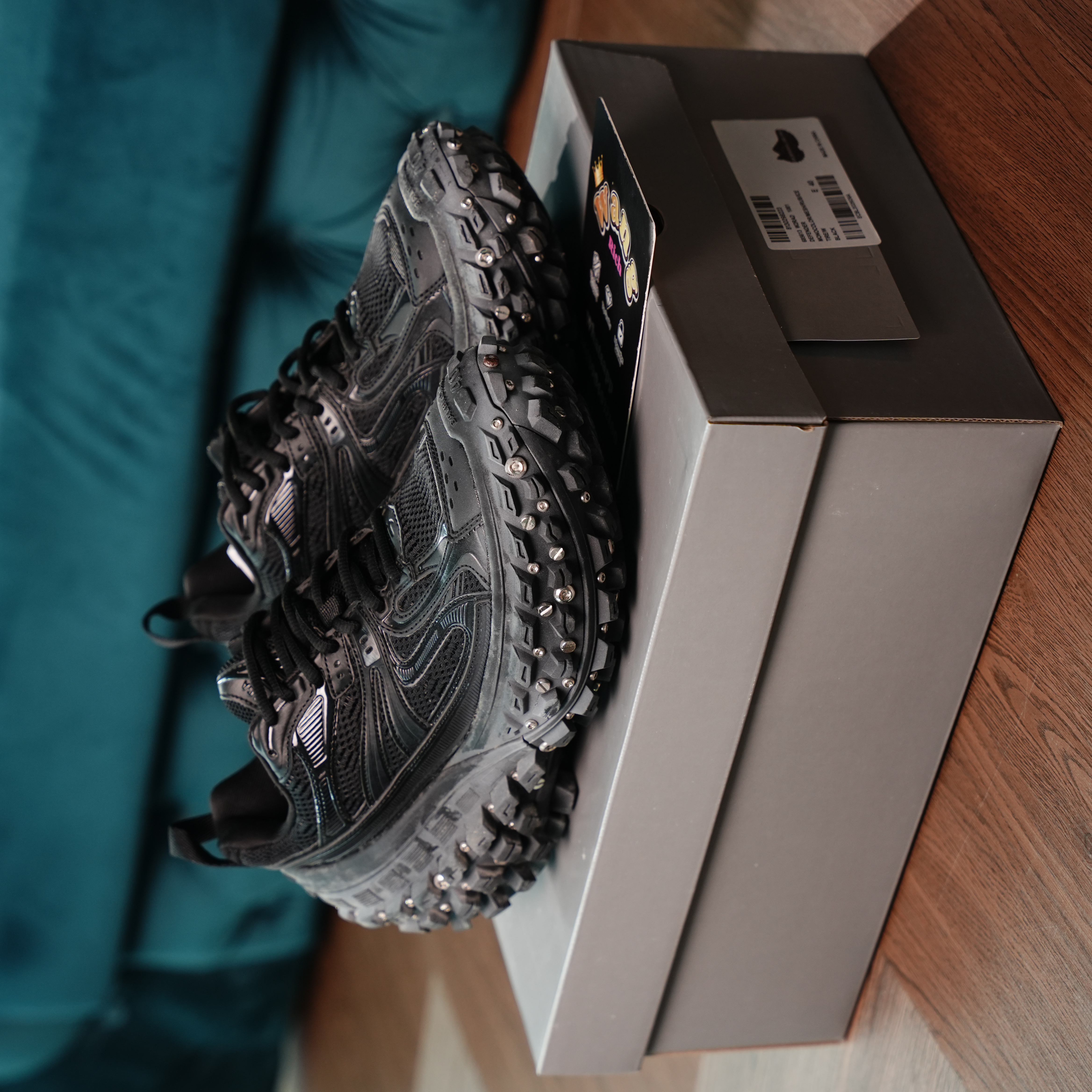 Balenciaga Defender Bouncer Black Sneakers | RichWang Kicks