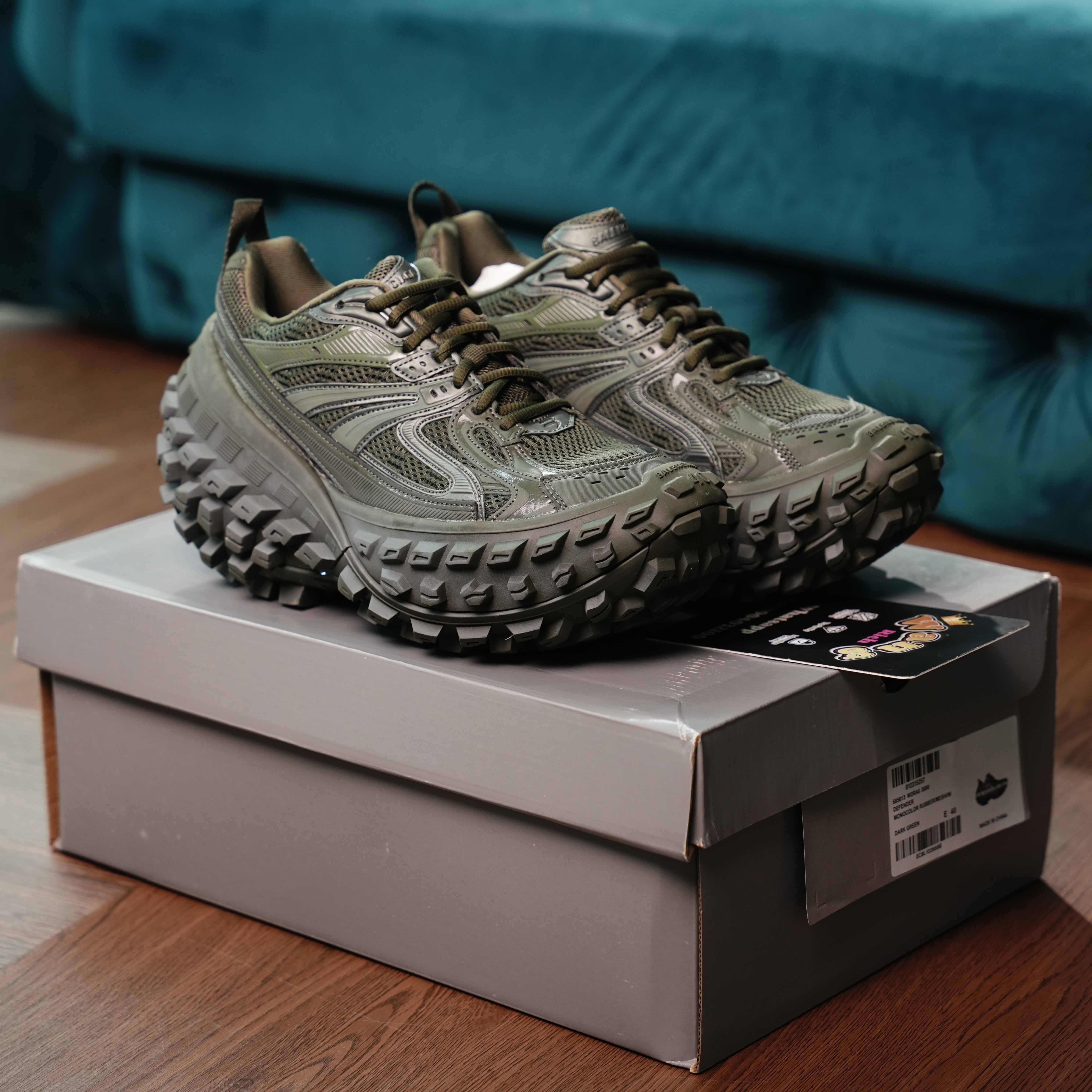 Balenciaga Defender Blackish Green
