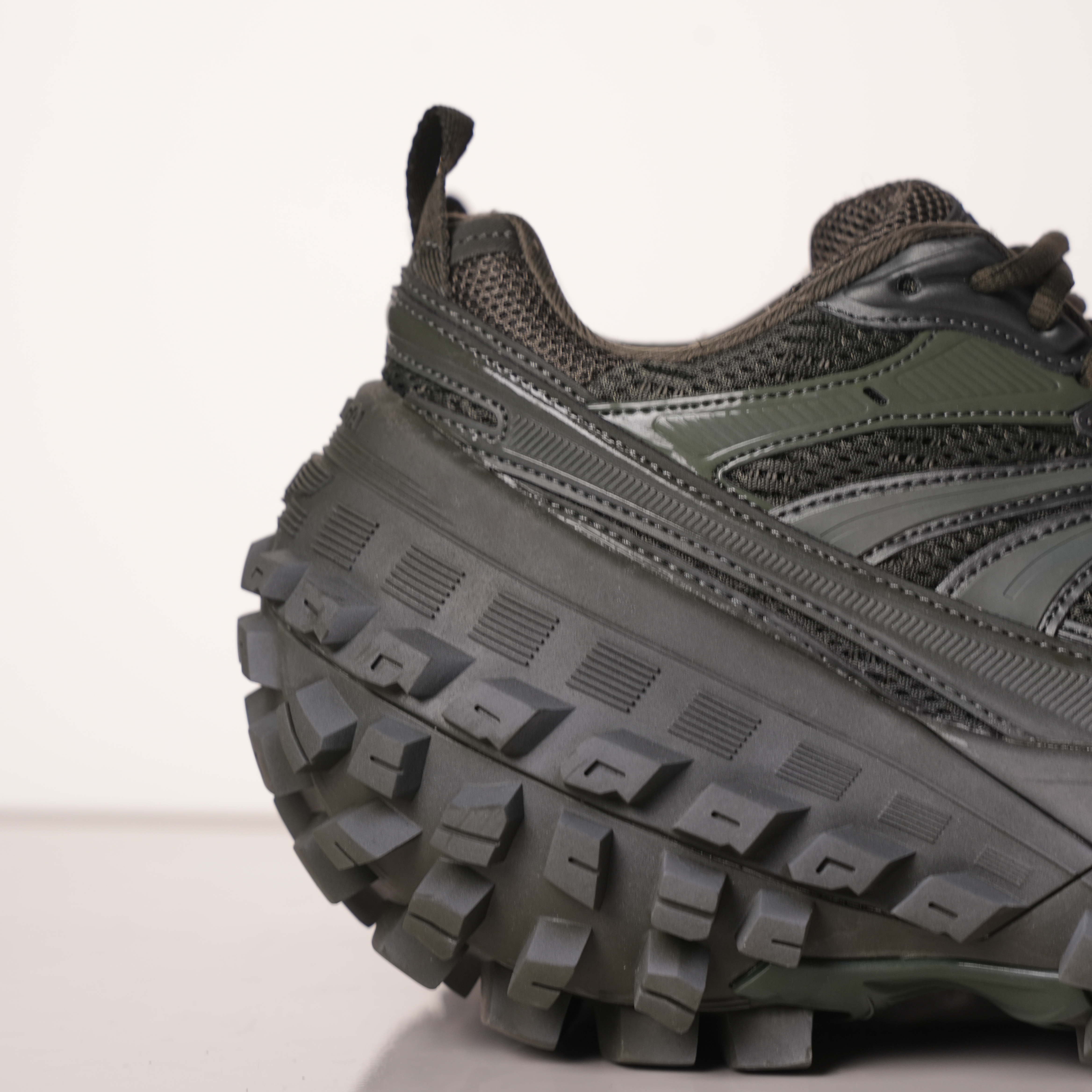 Balenciaga Defender Blackish Green Sneakers | RichWang Kicks