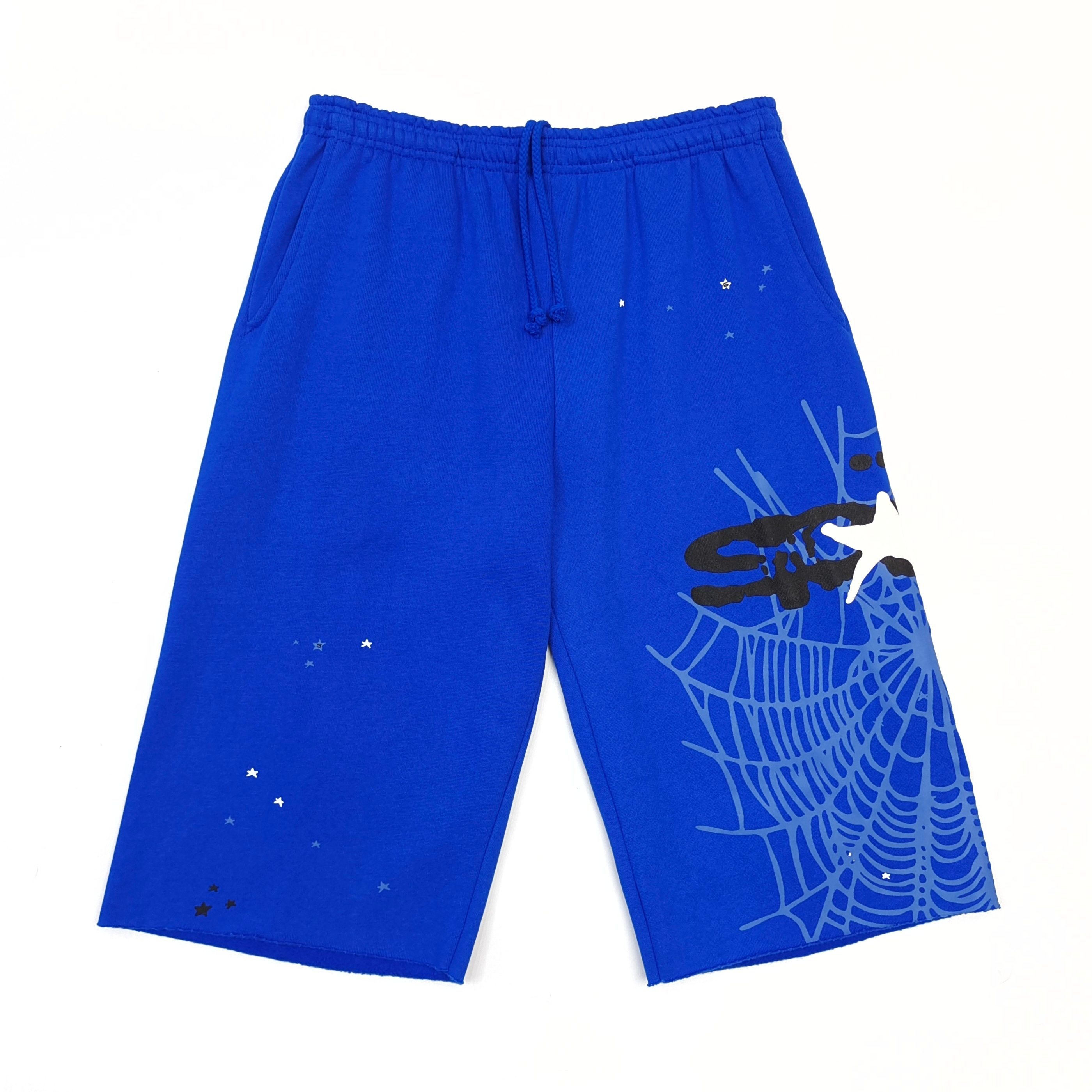 Sp5der Heavy Web Long Sweatshort Tory Blue #B4549-SP